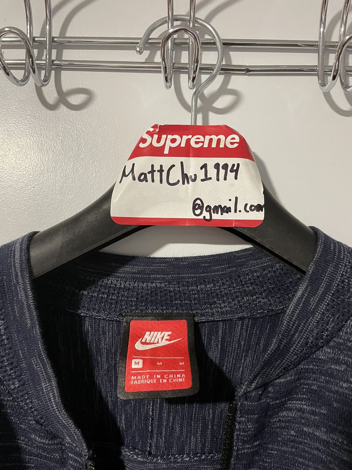 Nike Tech Knit Sweater Zip Blue
