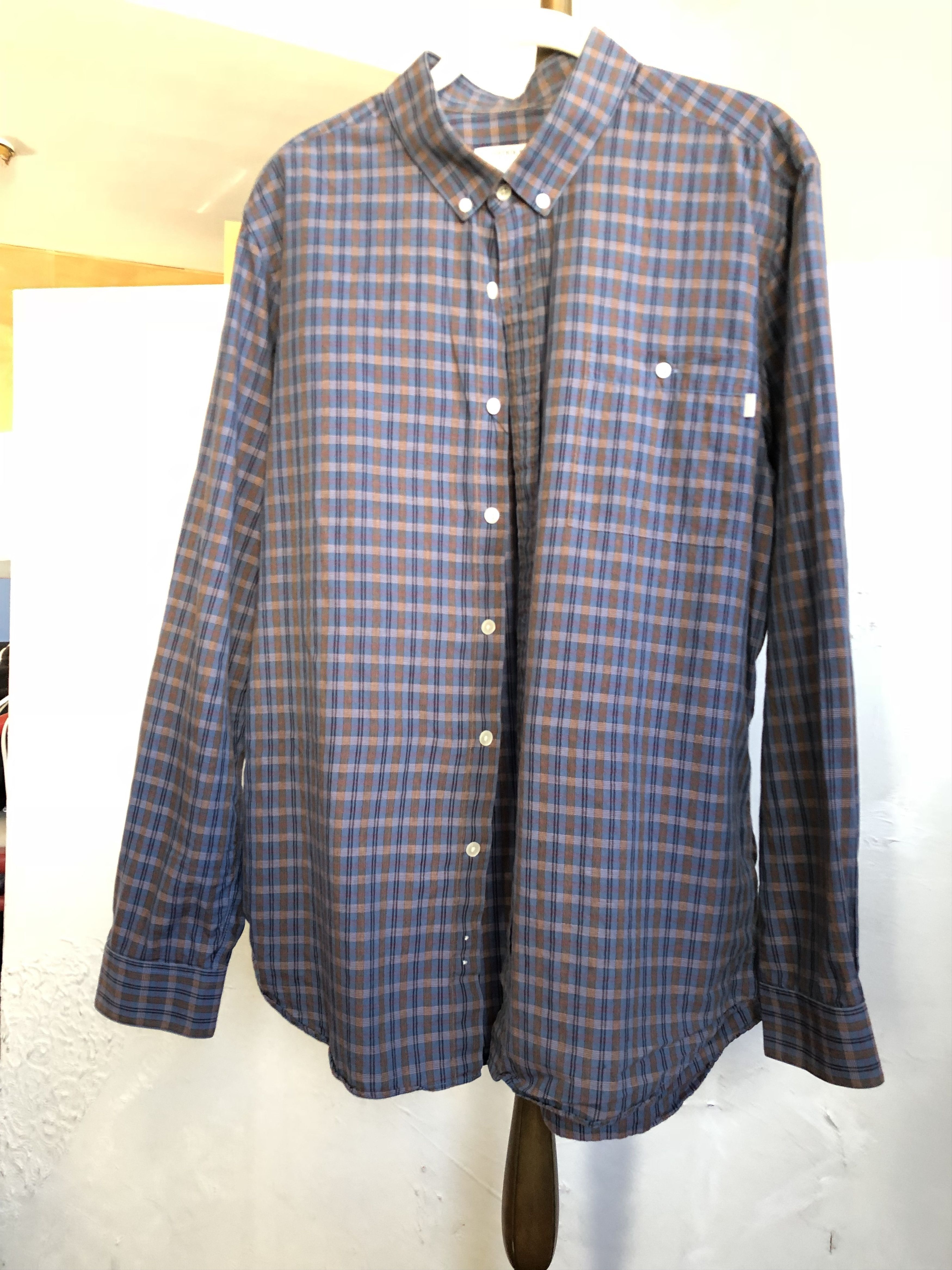 Patrik Ervell Patrick Ervell Button Collar Modern Plaid Button-Down Size US L / EU 52-54 / 3 - 2 Thumbnail