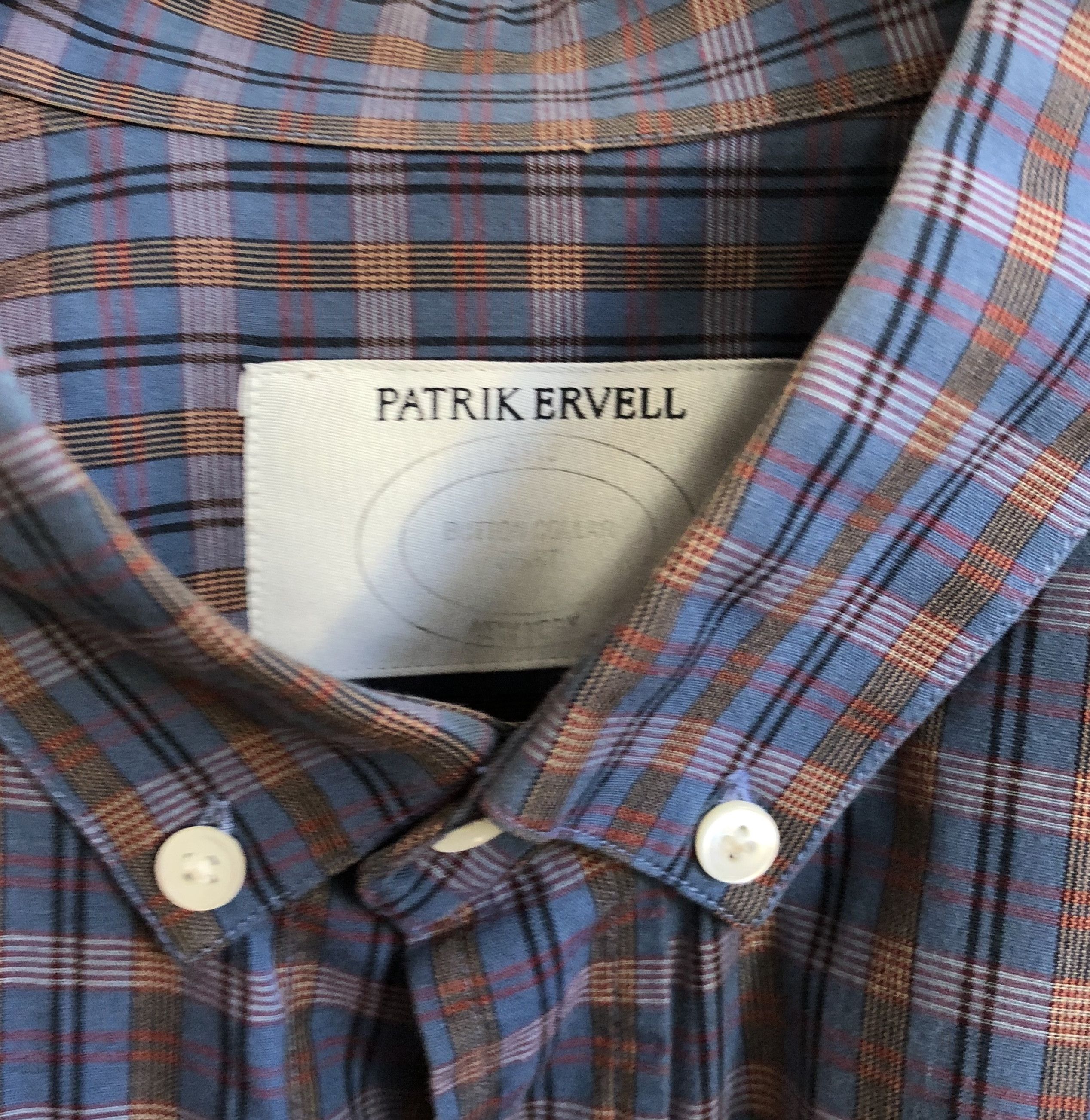 Patrik Ervell Patrick Ervell Button Collar Modern Plaid Button-Down Size US L / EU 52-54 / 3 - 3 Thumbnail