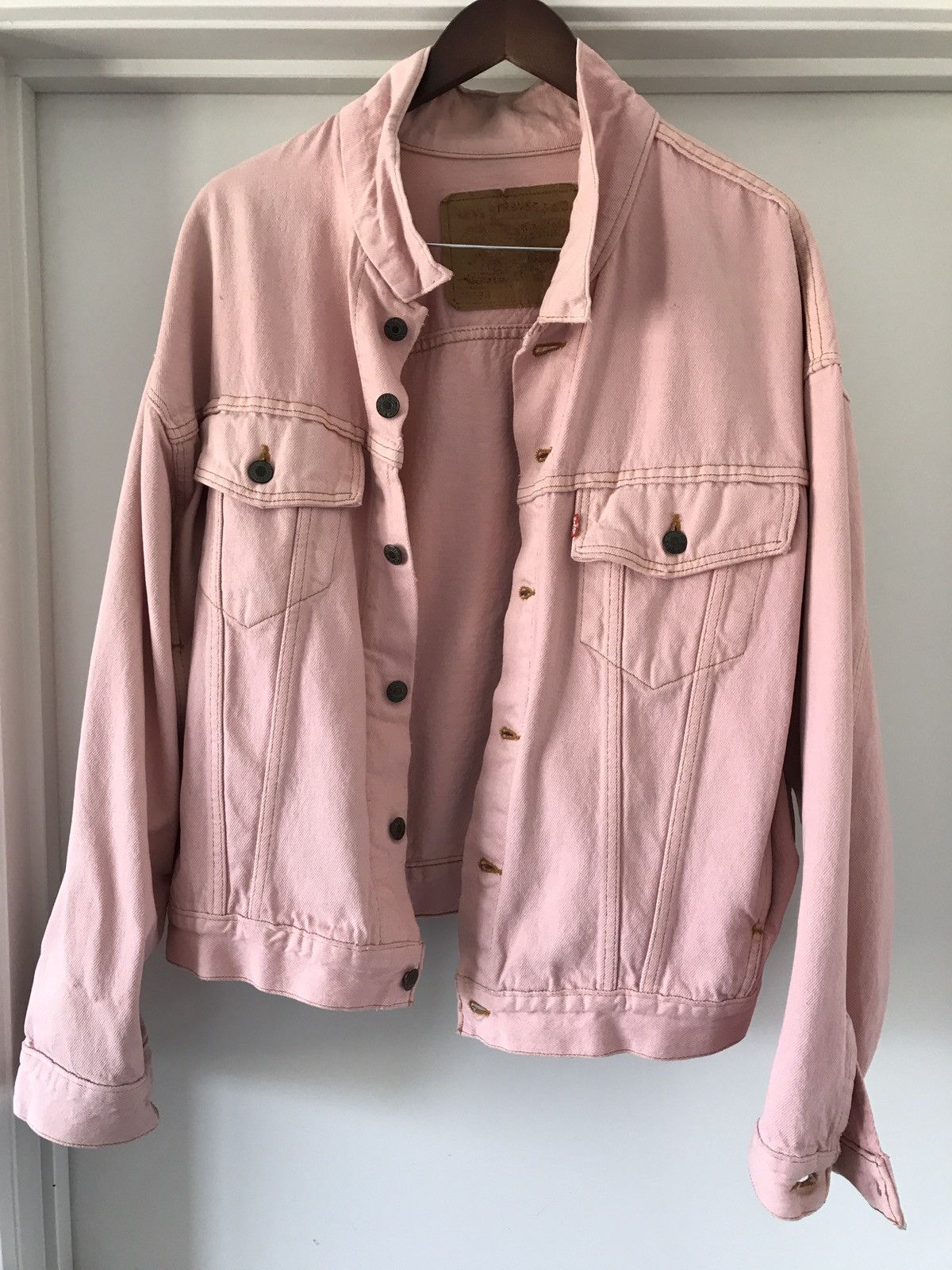 Levi's Levi's Pink Denim Jacket Grailed