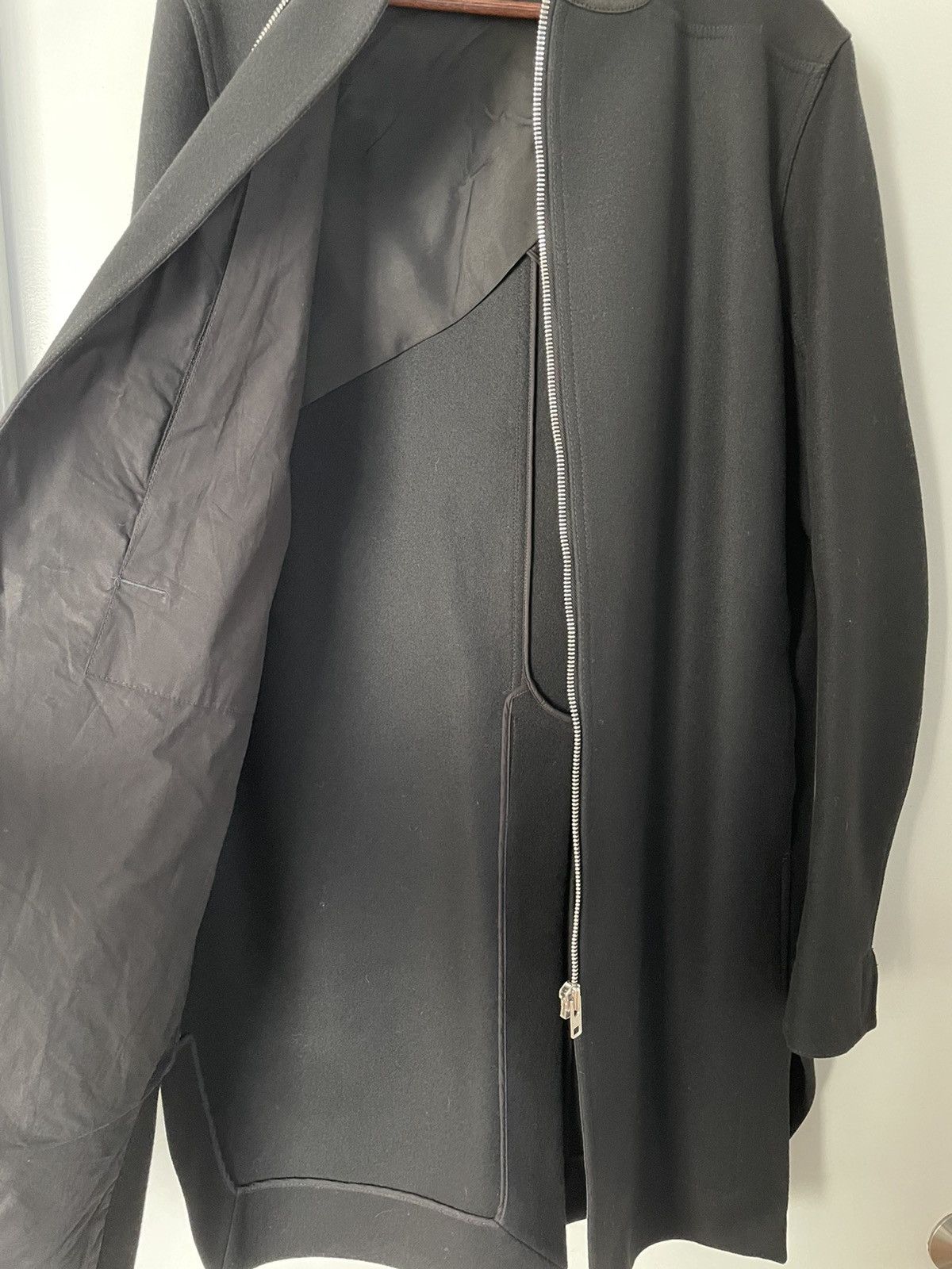 Rick Owens Rick Owens Moody Black Wool Coat 48 Size US M / EU 48-50 / 2 - 8 Thumbnail