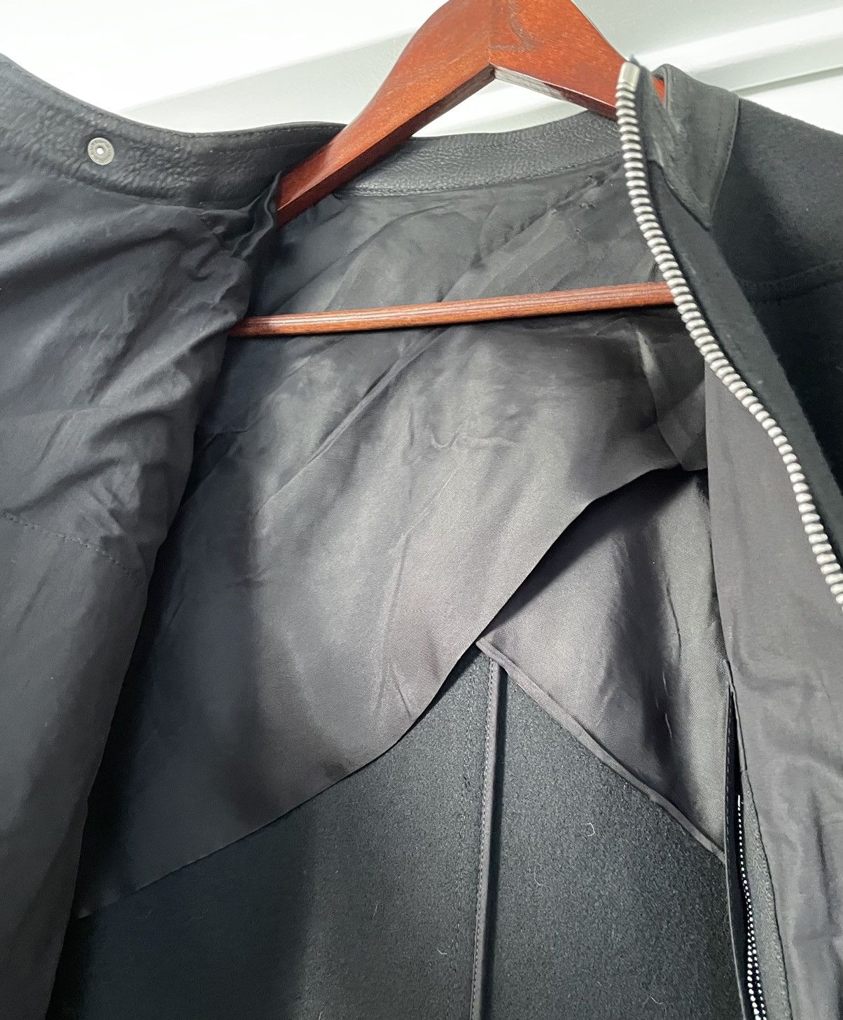 Rick Owens Rick Owens Moody Black Wool Coat 48 Size US M / EU 48-50 / 2 - 9 Thumbnail