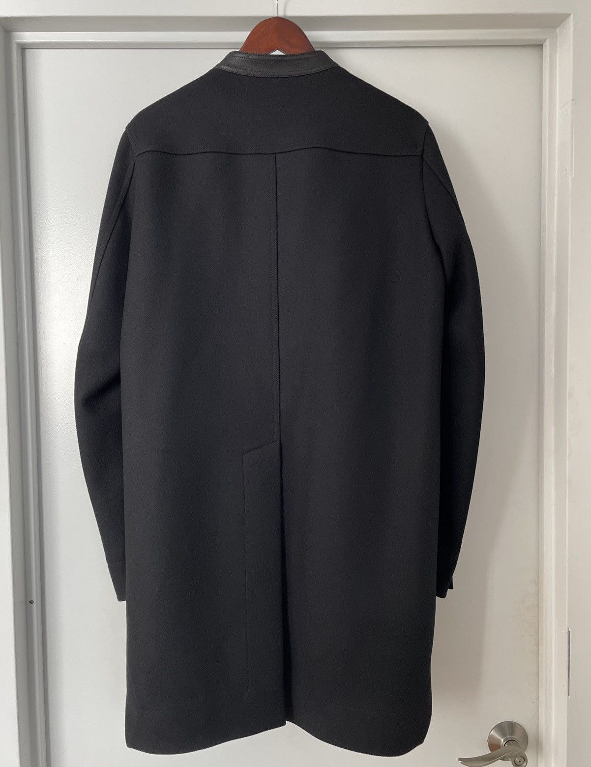 Rick Owens Rick Owens Moody Black Wool Coat 48 Size US M / EU 48-50 / 2 - 2 Thumbnail