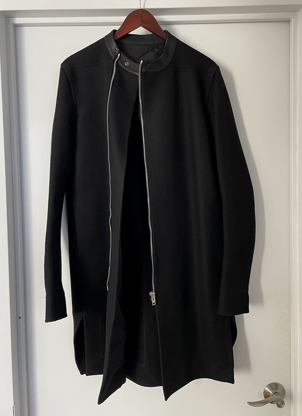 Rick Owens Rick Owens Moody Black Wool Coat 48 Size US M / EU 48-50 / 2 - 4 Thumbnail