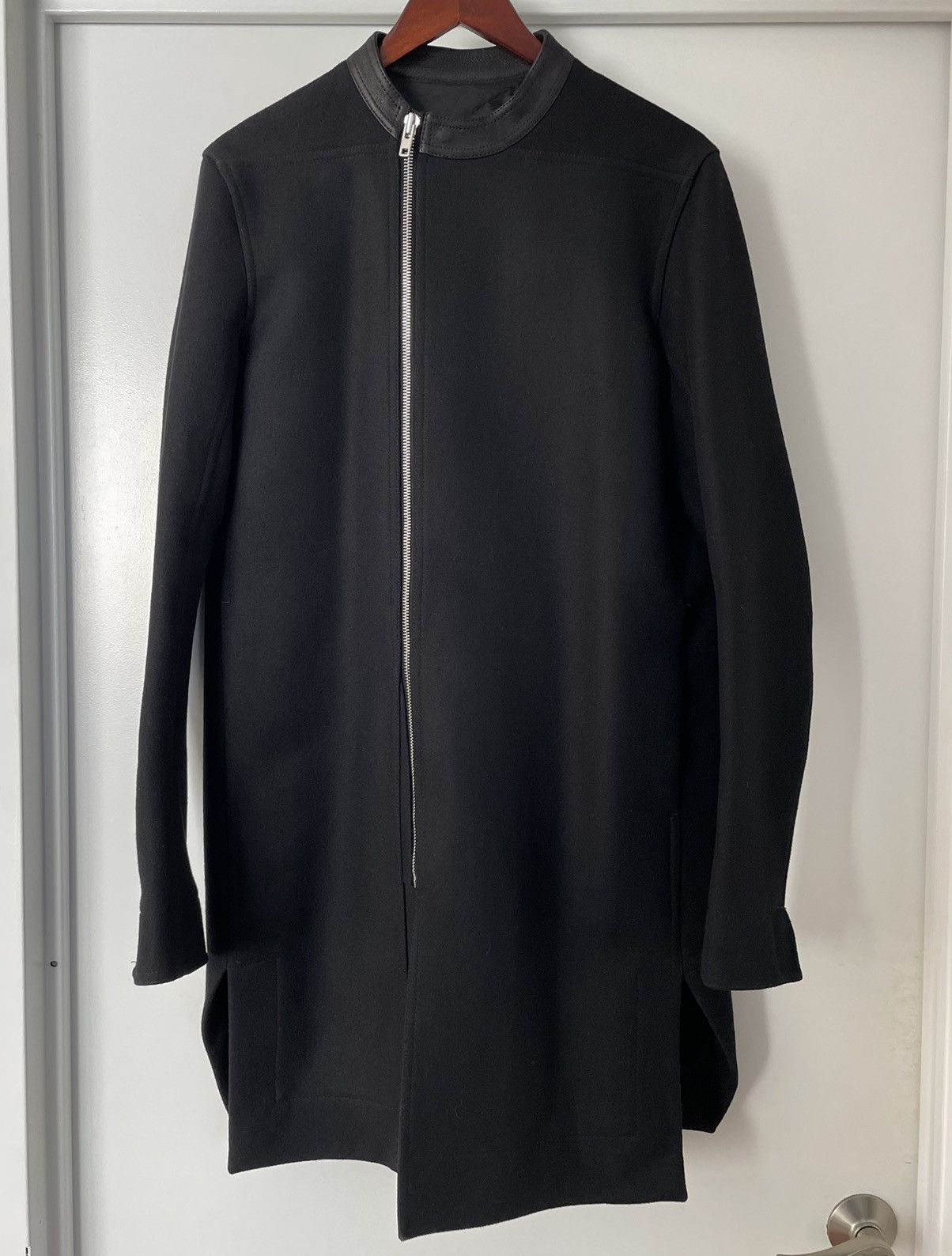 Rick Owens Rick Owens Moody Black Wool Coat 48 Size US M / EU 48-50 / 2 - 1 Thumbnail