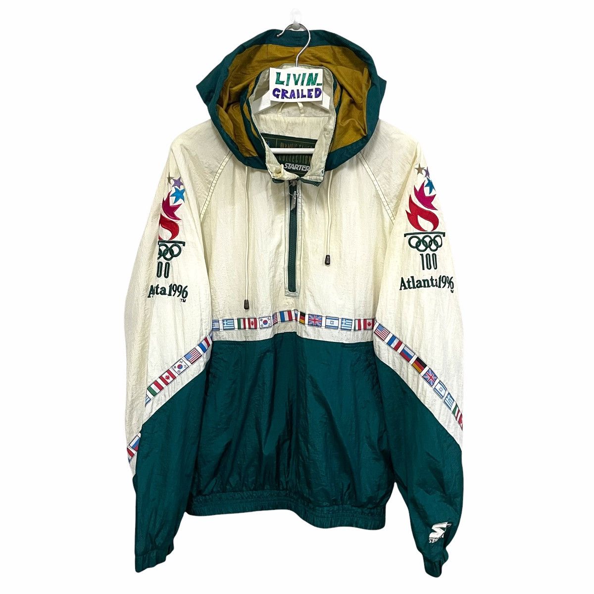 Vintage VINTAGE STARTER OLYMPIC ATLANTA 1996 SWEATER JACKET | Grailed