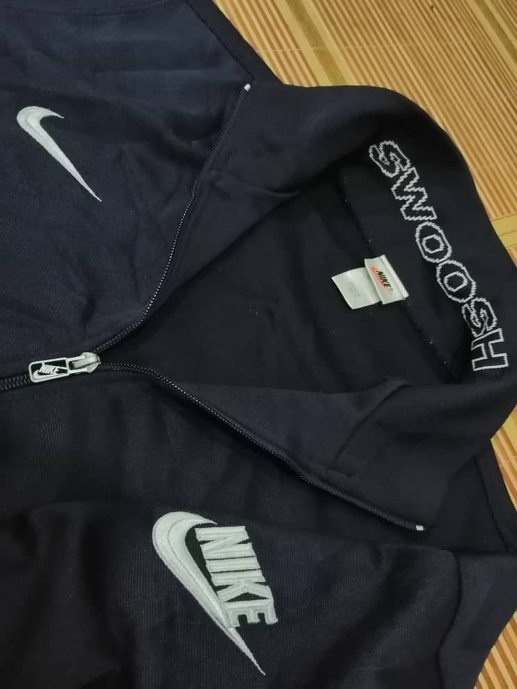 Nike × Vintage Vintage 90s Nike Sweater Zipper Jacket Size US XL / EU 56 / 4 - 5 Thumbnail