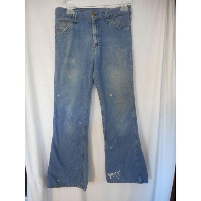 Lee Vintage Lee Jeans flat front denim jeans 1960s Rare destroye | Grailed