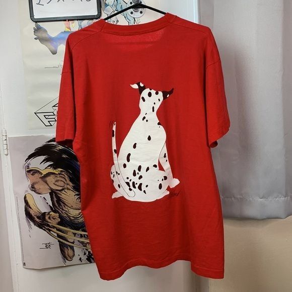 Vintage 90s Dog Art FrontBack Hits Single Stitch Animal Tee Grailed