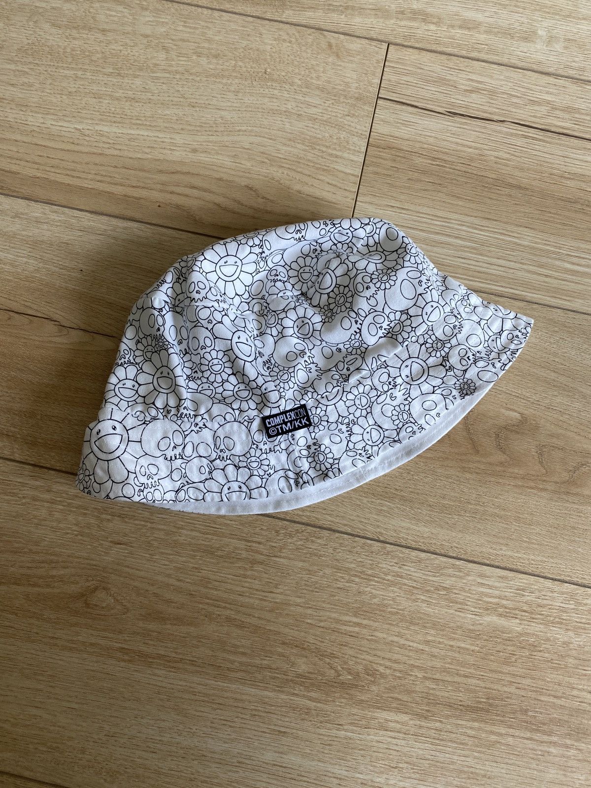 Takashi Murakami Complexcon Skull & Flower Reversible Bucket Hat