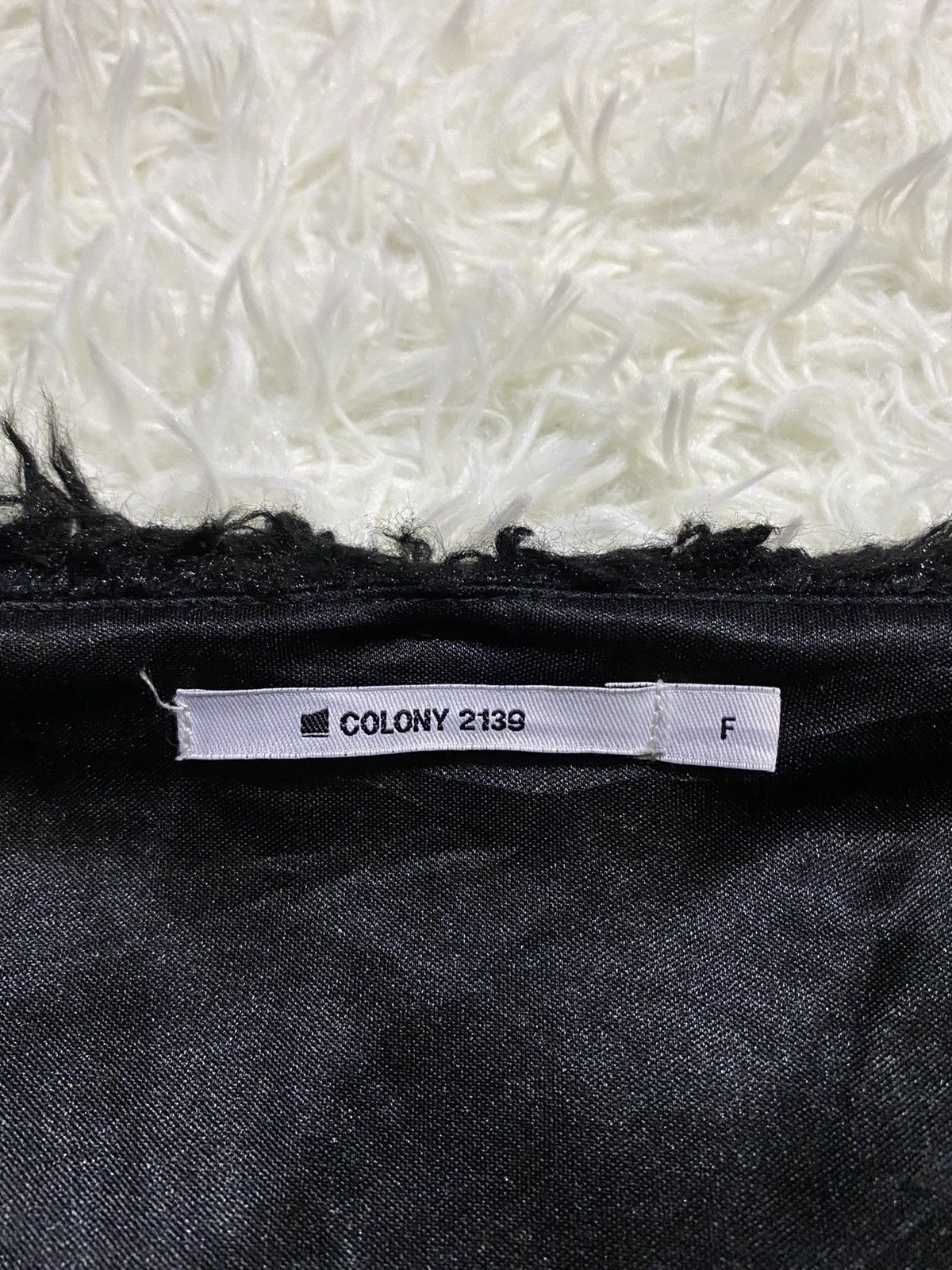 Japanese Brand 🔥Rare🔥Colony 2139 Fuzzy Faux Fur Cardigan Sweater Size US S / EU 44-46 / 1 - 8 Thumbnail