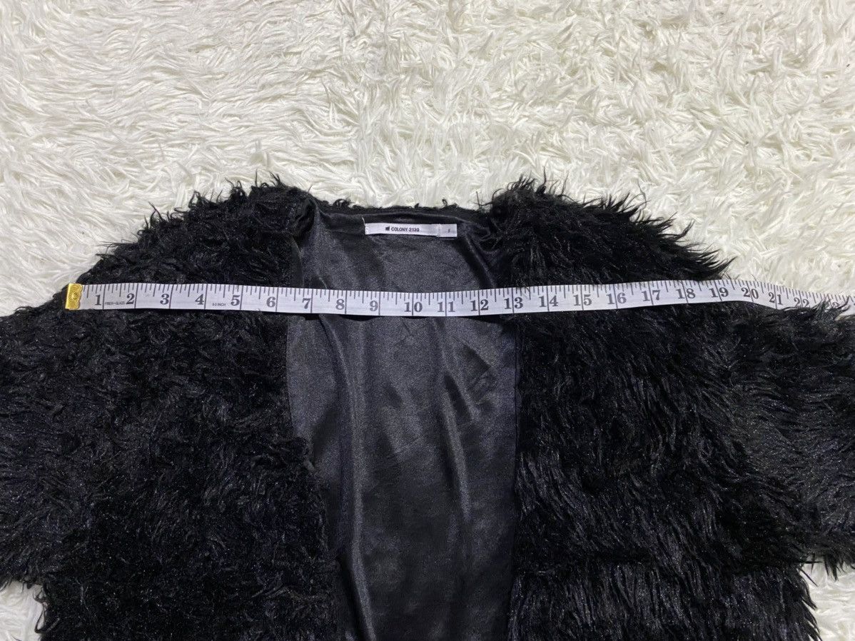 Japanese Brand 🔥Rare🔥Colony 2139 Fuzzy Faux Fur Cardigan Sweater Size US S / EU 44-46 / 1 - 13 Thumbnail
