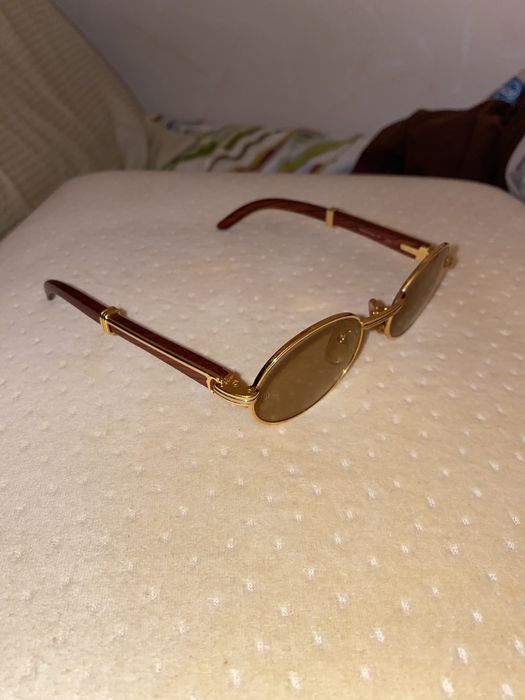 Cartier Cartier 135b vintage gold sunglasses Grailed