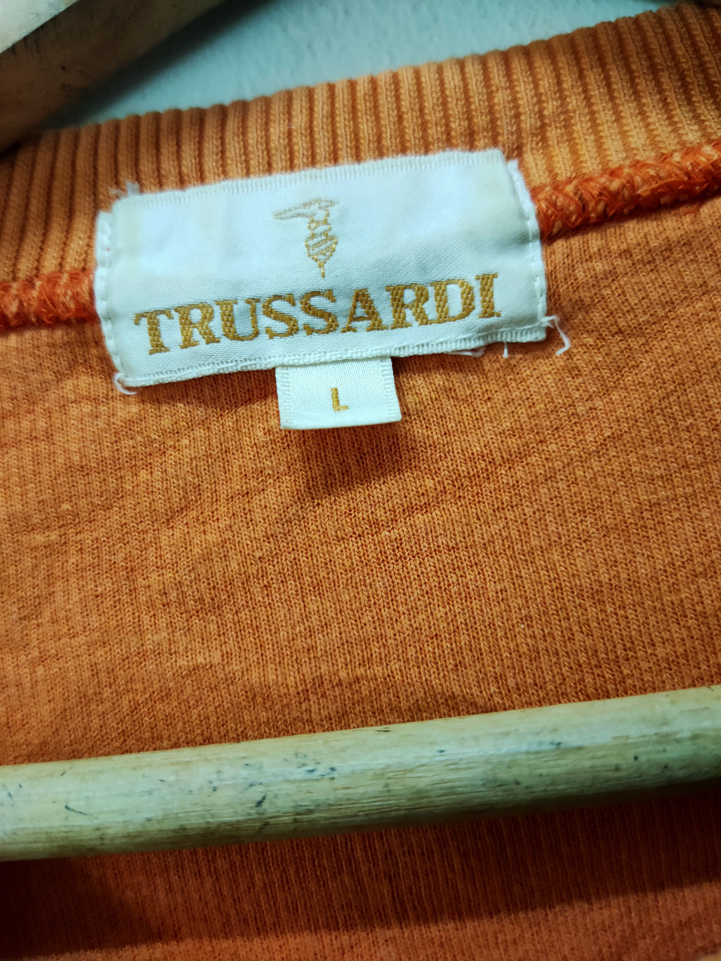 TRUSSARDI SWEATER SPELLBOUND LOGO VINTAGE