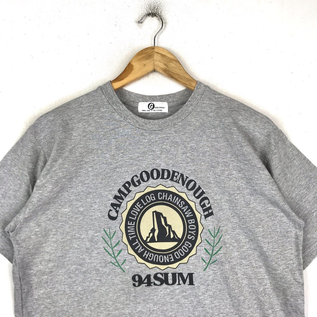GOODENOUGH × Good Enough × Hiroshi Fujiwara Vintage 1994 Good Enough By Hiroshi Fujiwara Croptop Shirt Size US M / EU 48-50 / 2 - 2 Thumbnail