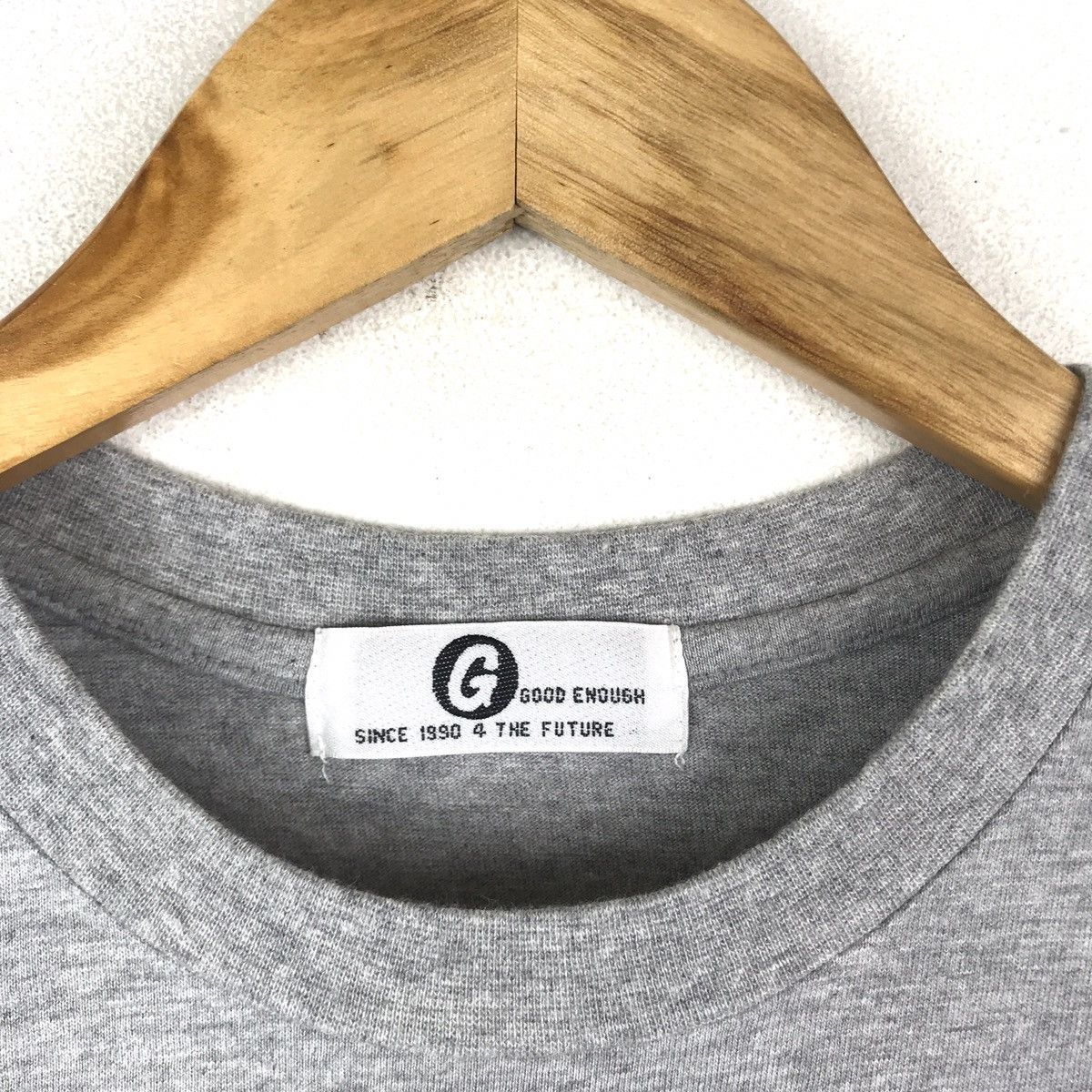 GOODENOUGH × Good Enough × Hiroshi Fujiwara Vintage 1994 Good Enough By Hiroshi Fujiwara Croptop Shirt Size US M / EU 48-50 / 2 - 3 Thumbnail