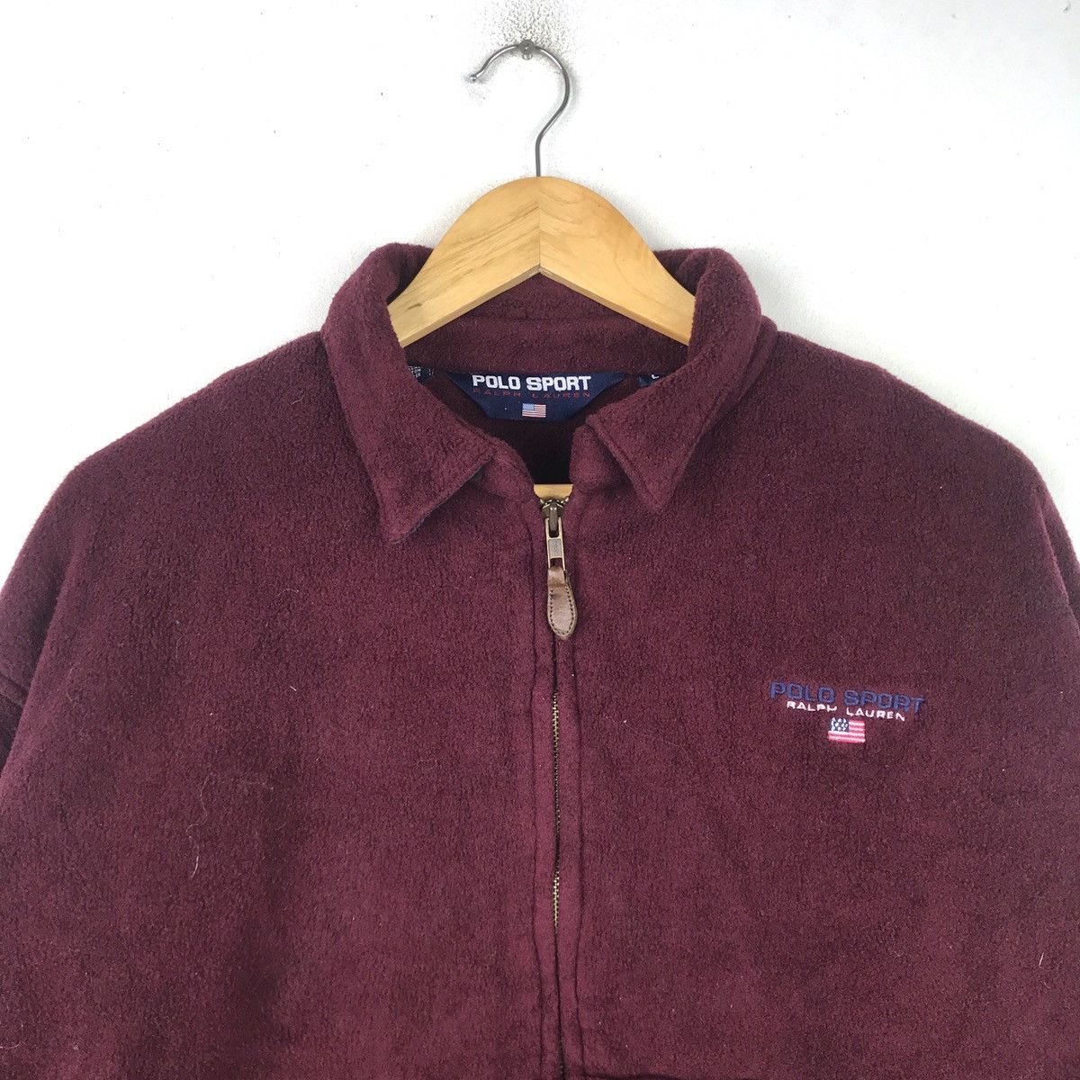 Polo Ralph Lauren Vintage Polo Sport Ralph Lauren Fully Zipper Fleece Sweater Size US L / EU 52-54 / 3 - 2 Thumbnail