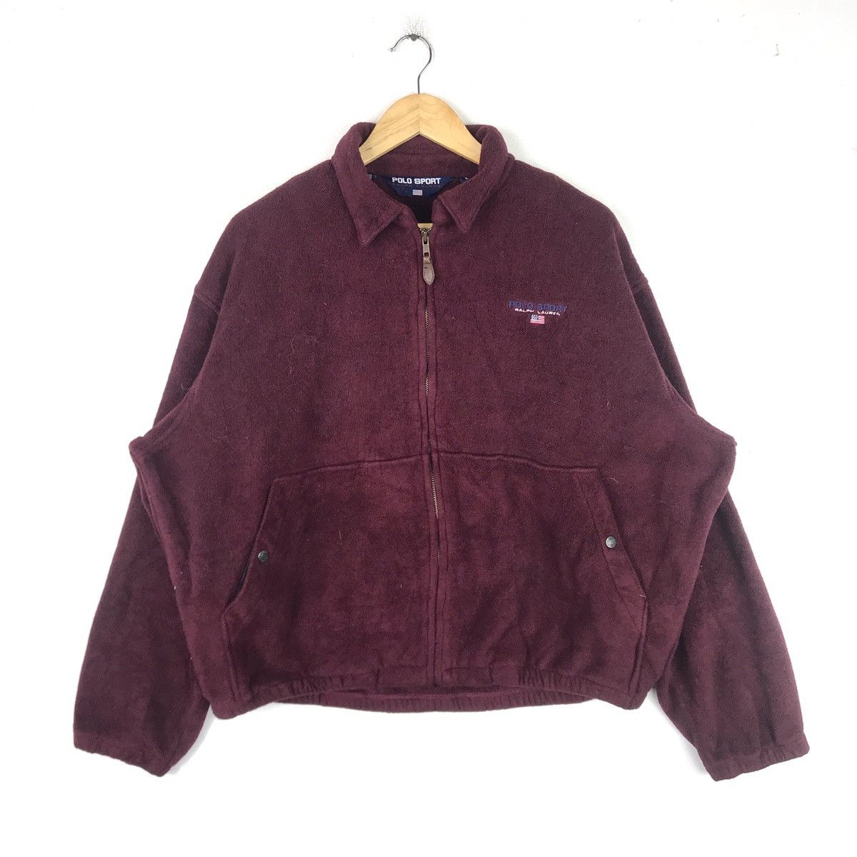 Polo Ralph Lauren Vintage Polo Sport Ralph Lauren Fully Zipper Fleece Sweater Size US L / EU 52-54 / 3 - 1 Thumbnail