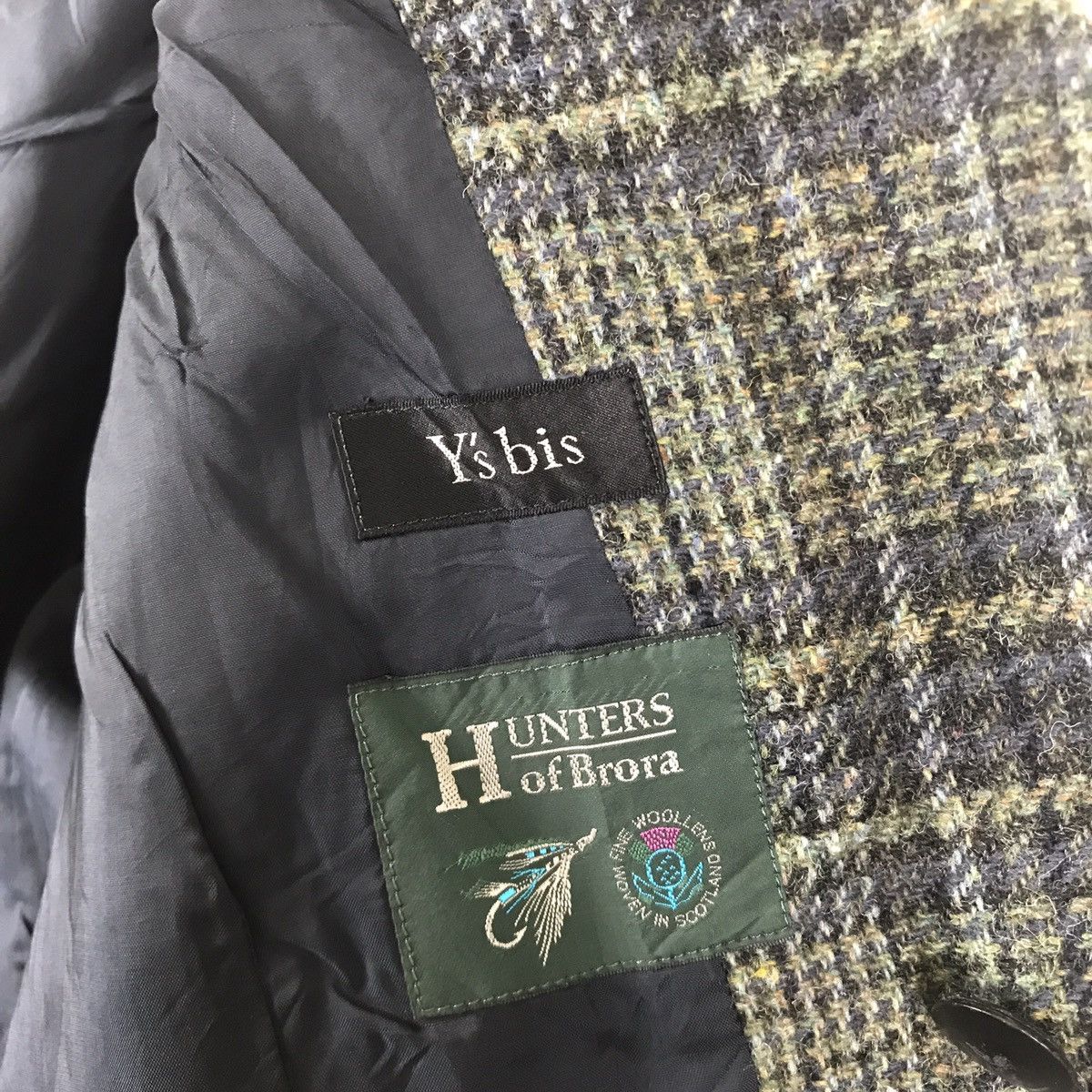 Yohji Yamamoto Yohji Yamamoto Y’S Bis X Hunters Of Brora Scotland Peacoat Size US M / EU 48-50 / 2 - 7 Thumbnail