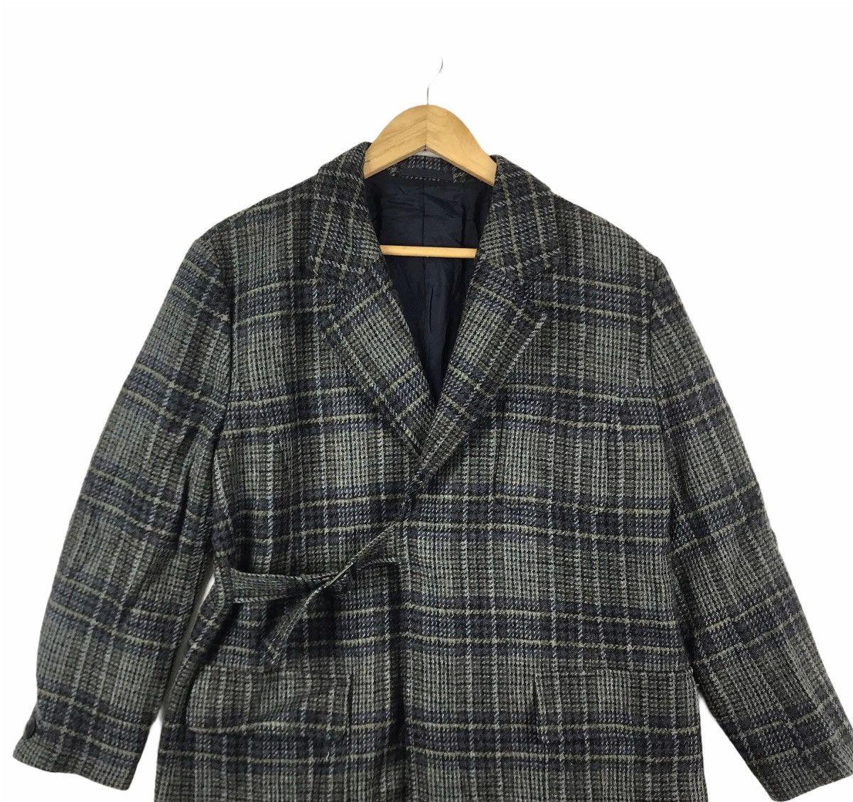 Yohji Yamamoto Yohji Yamamoto Y’S Bis X Hunters Of Brora Scotland Peacoat Size US M / EU 48-50 / 2 - 2 Thumbnail