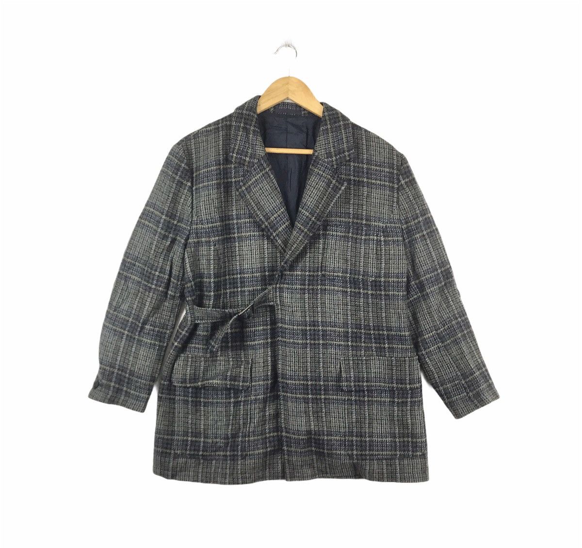 Yohji Yamamoto Yohji Yamamoto Y’S Bis X Hunters Of Brora Scotland Peacoat Size US M / EU 48-50 / 2 - 1 Thumbnail