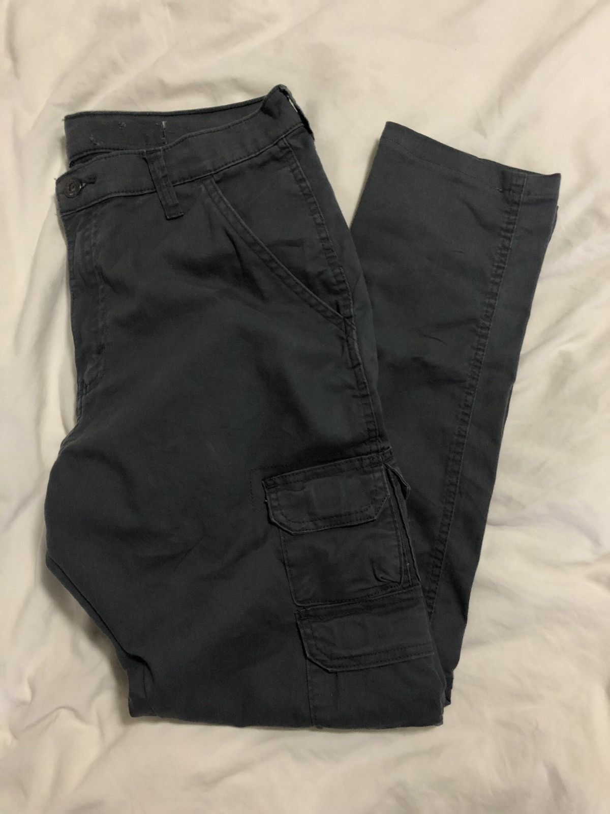 Vintage Tapered Tactical Charcoal Cargo Pants Travis Size US 32 / EU 48 - 7 Thumbnail
