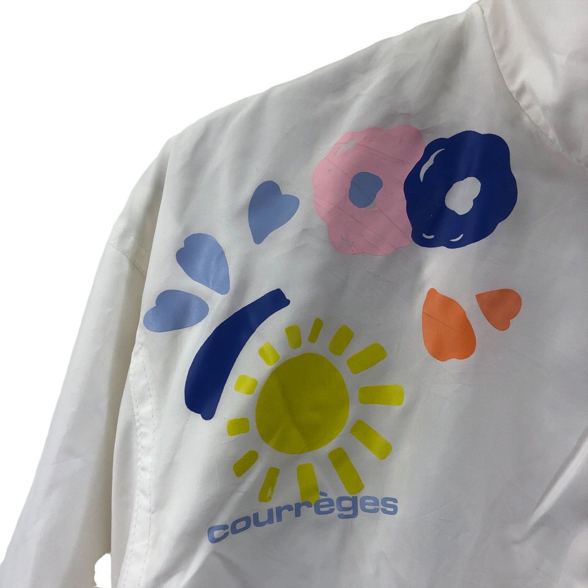 Courreges Vintage COURREGES SPORT FUTUR Paris Light Windbreaker Size US XL / EU 56 / 4 - 3 Thumbnail