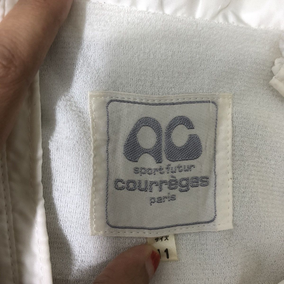 Courreges Vintage COURREGES SPORT FUTUR Paris Light Windbreaker Size US XL / EU 56 / 4 - 5 Thumbnail