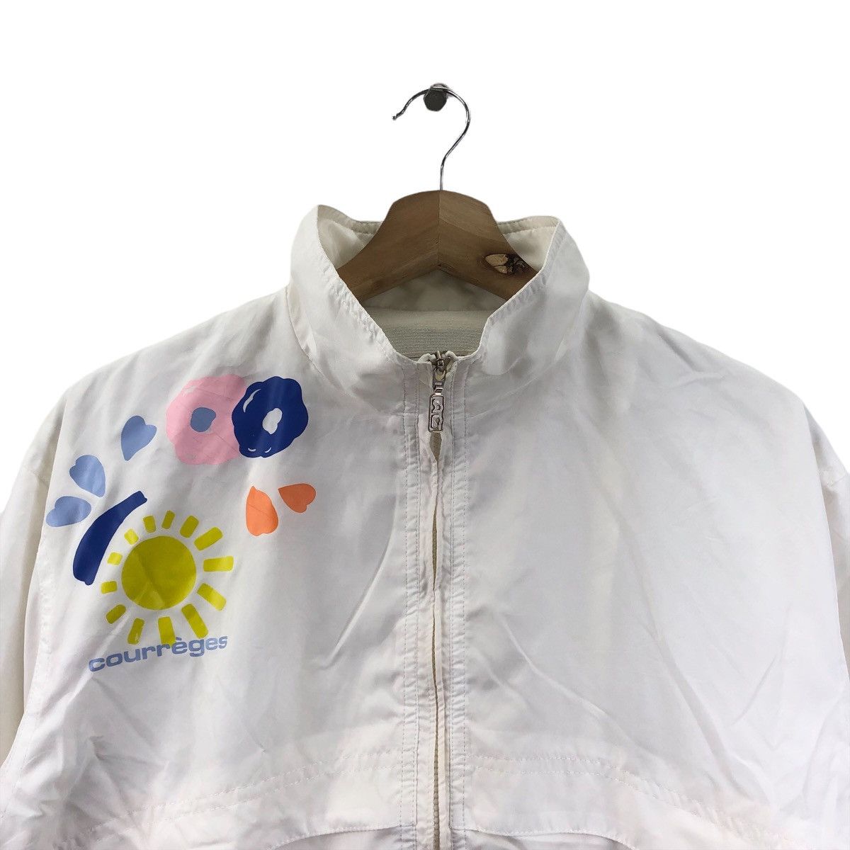 Courreges Vintage COURREGES SPORT FUTUR Paris Light Windbreaker Size US XL / EU 56 / 4 - 2 Thumbnail