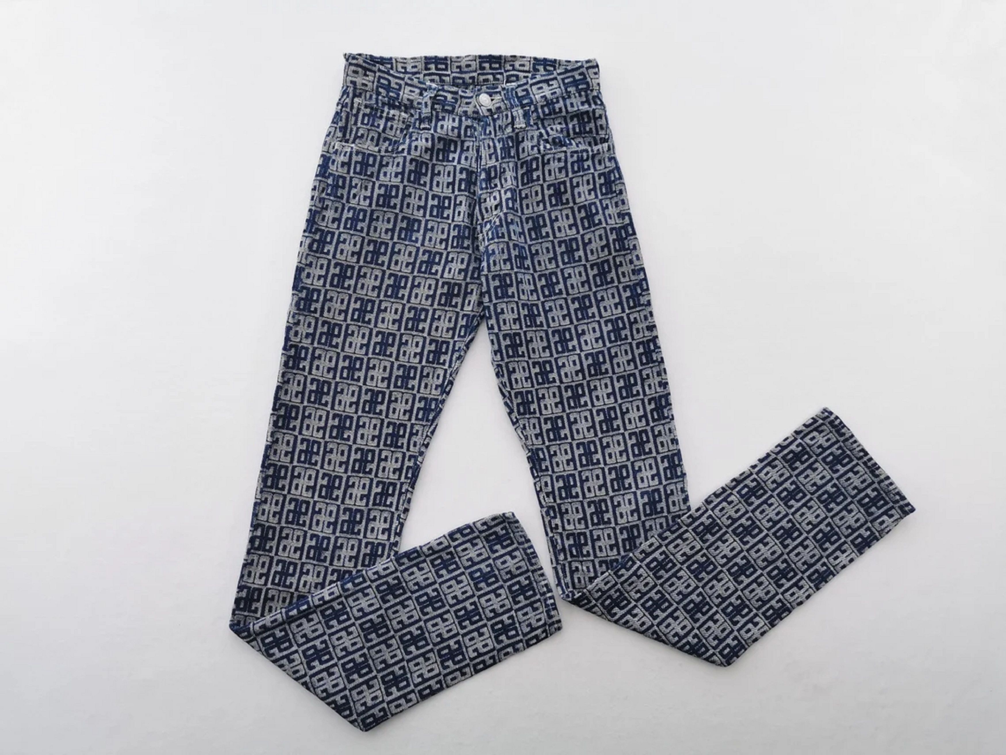 Evisu Evisu Monogram Denim Jeans Pants Size 26x27x34 Size US 26 / EU 42 - 3 Thumbnail