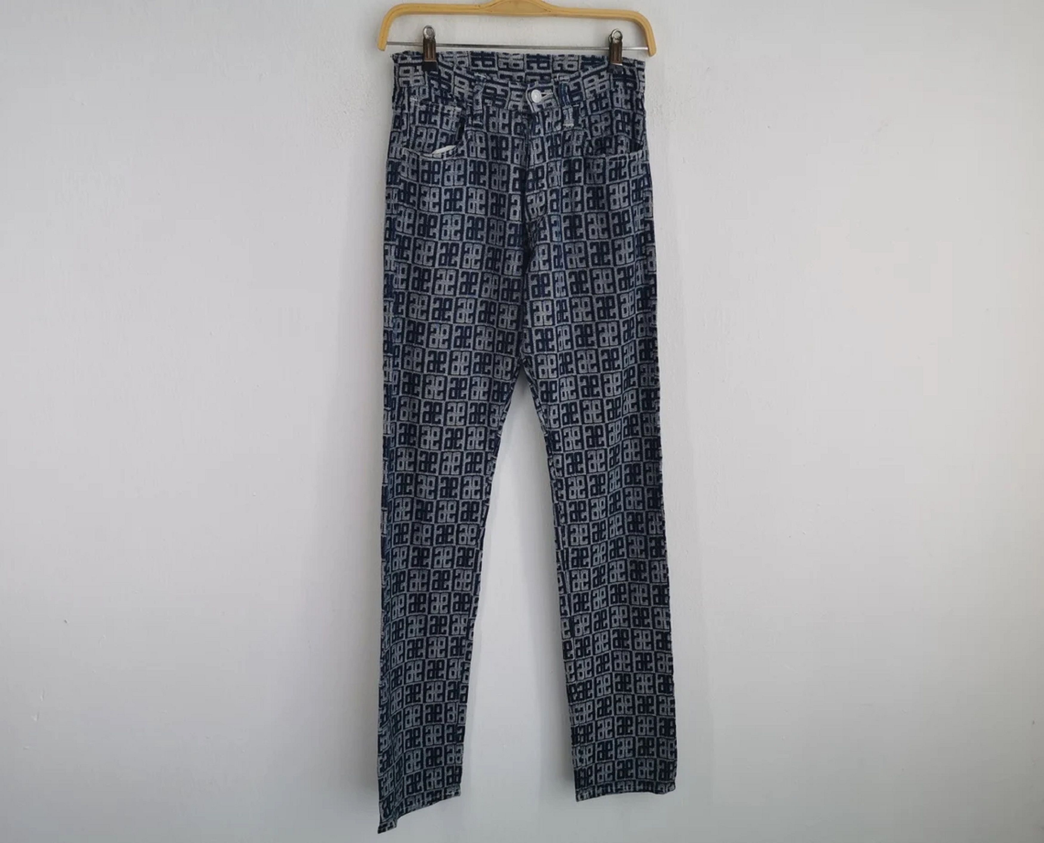 Evisu Evisu Monogram Denim Jeans Pants Size 26x27x34 Size US 26 / EU 42 - 4 Thumbnail