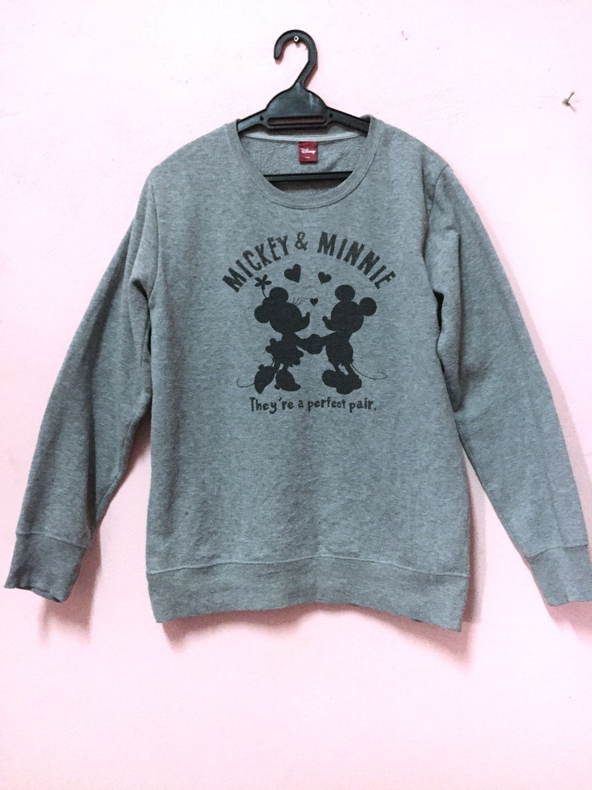 Disney × Mickey Mouse Mickey & Minnie perfect fair sweatshirt Size US L / EU 52-54 / 3 - 1 Thumbnail
