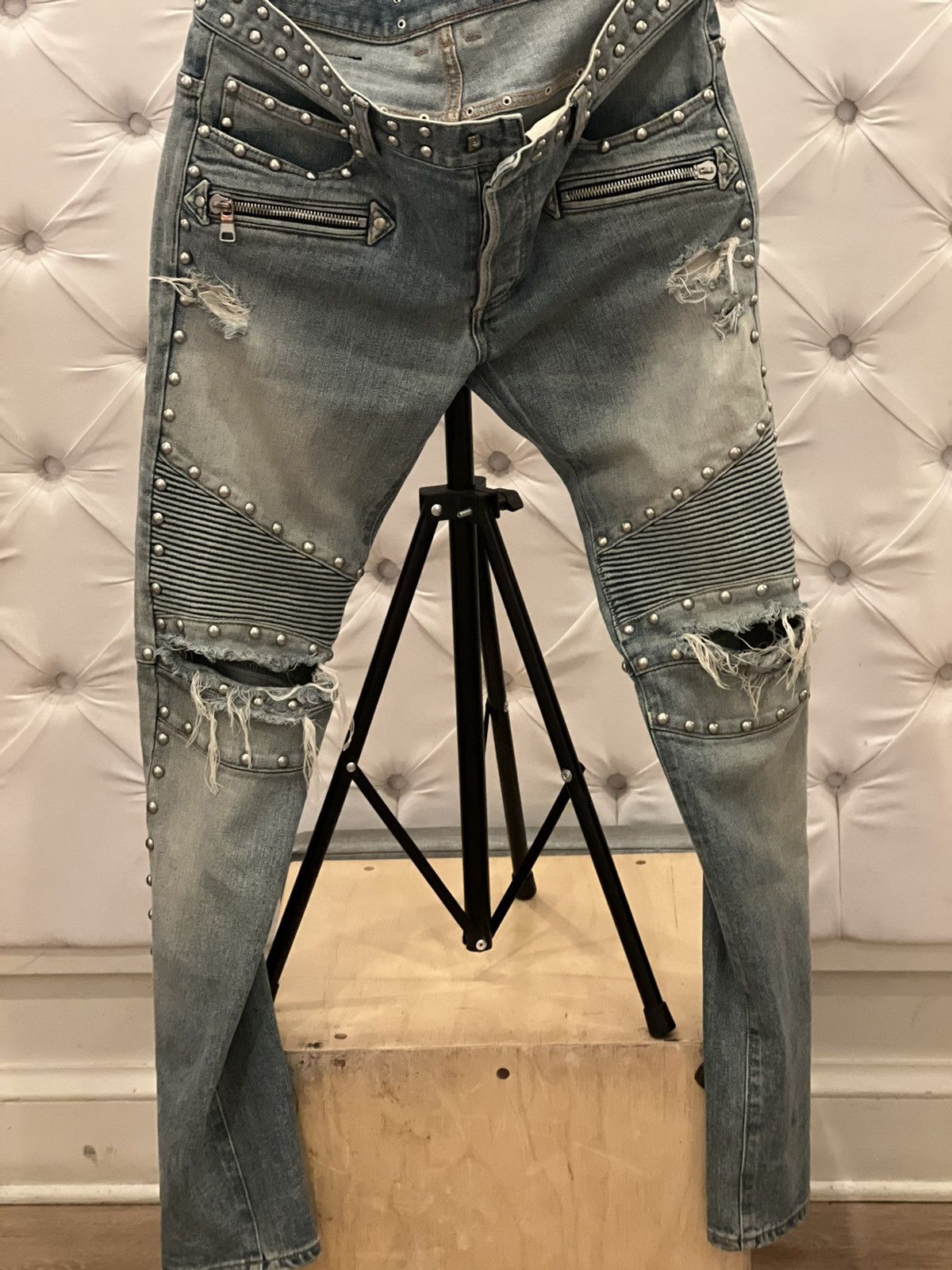 Balmain Balmain skinny jeans | Grailed