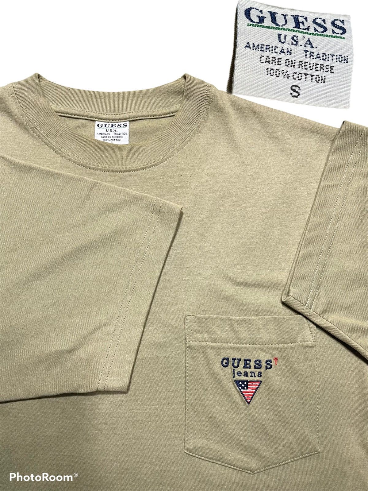 Designer × Guess × Vintage Vintage 90s Guess USA made beige khakis travis brown nude Size US M / EU 48-50 / 2 - 1 Thumbnail