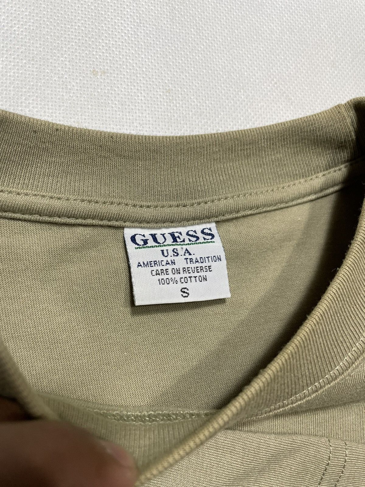 Designer × Guess × Vintage Vintage 90s Guess USA made beige khakis travis brown nude Size US M / EU 48-50 / 2 - 4 Thumbnail