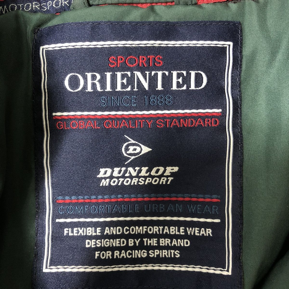 Vintage DUNLOP MOTORSPORT RACING Spirits Windbreaker Jacket