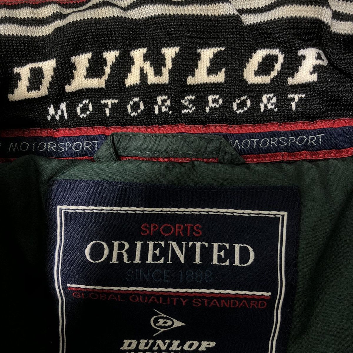 Vintage DUNLOP MOTORSPORT RACING Spirits Windbreaker Jacket