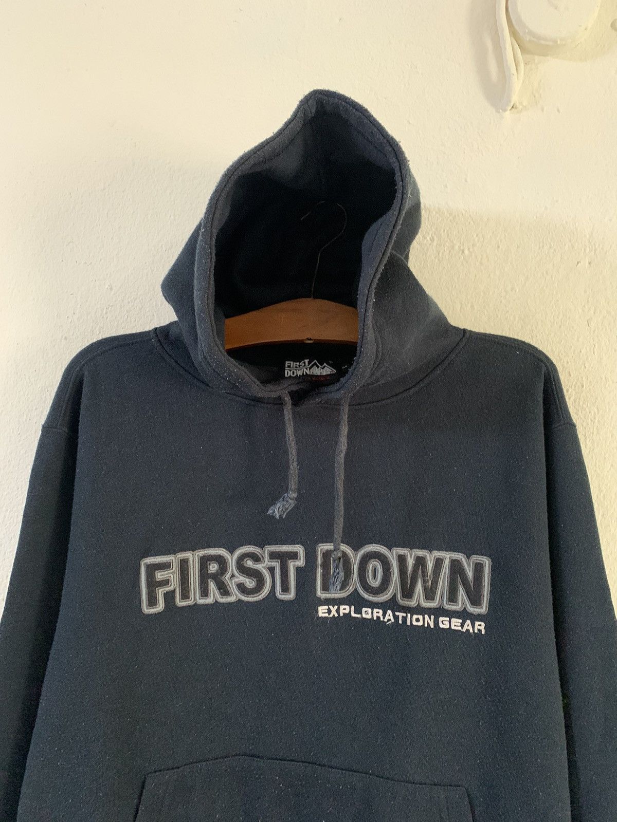 Vintage First Down Hoodie Size US M / EU 48-50 / 2 - 4 Thumbnail