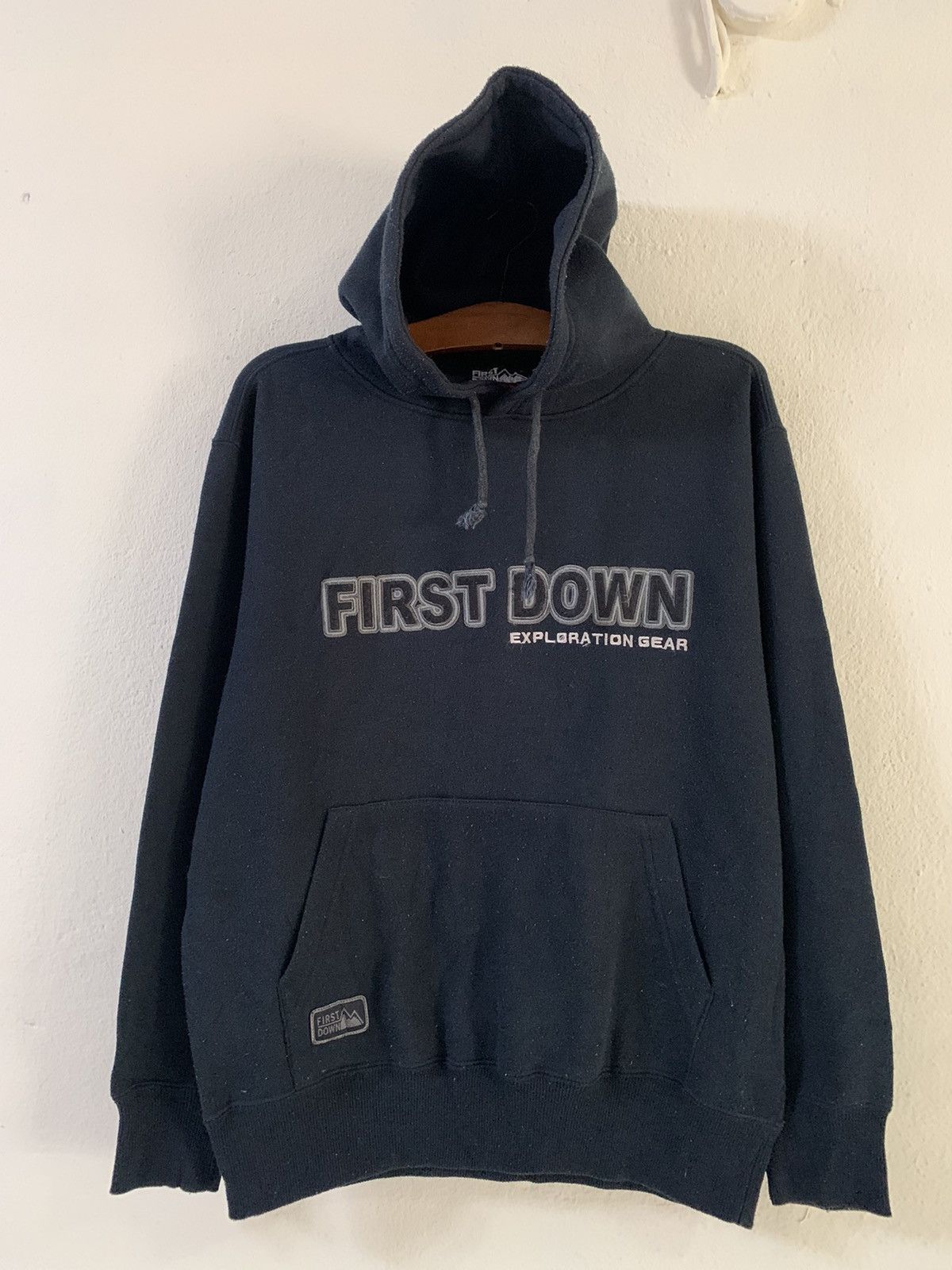 Vintage First Down Hoodie Size US M / EU 48-50 / 2 - 1 Thumbnail