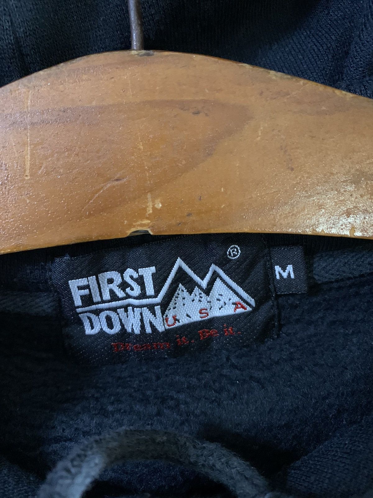 Vintage First Down Hoodie Size US M / EU 48-50 / 2 - 5 Thumbnail