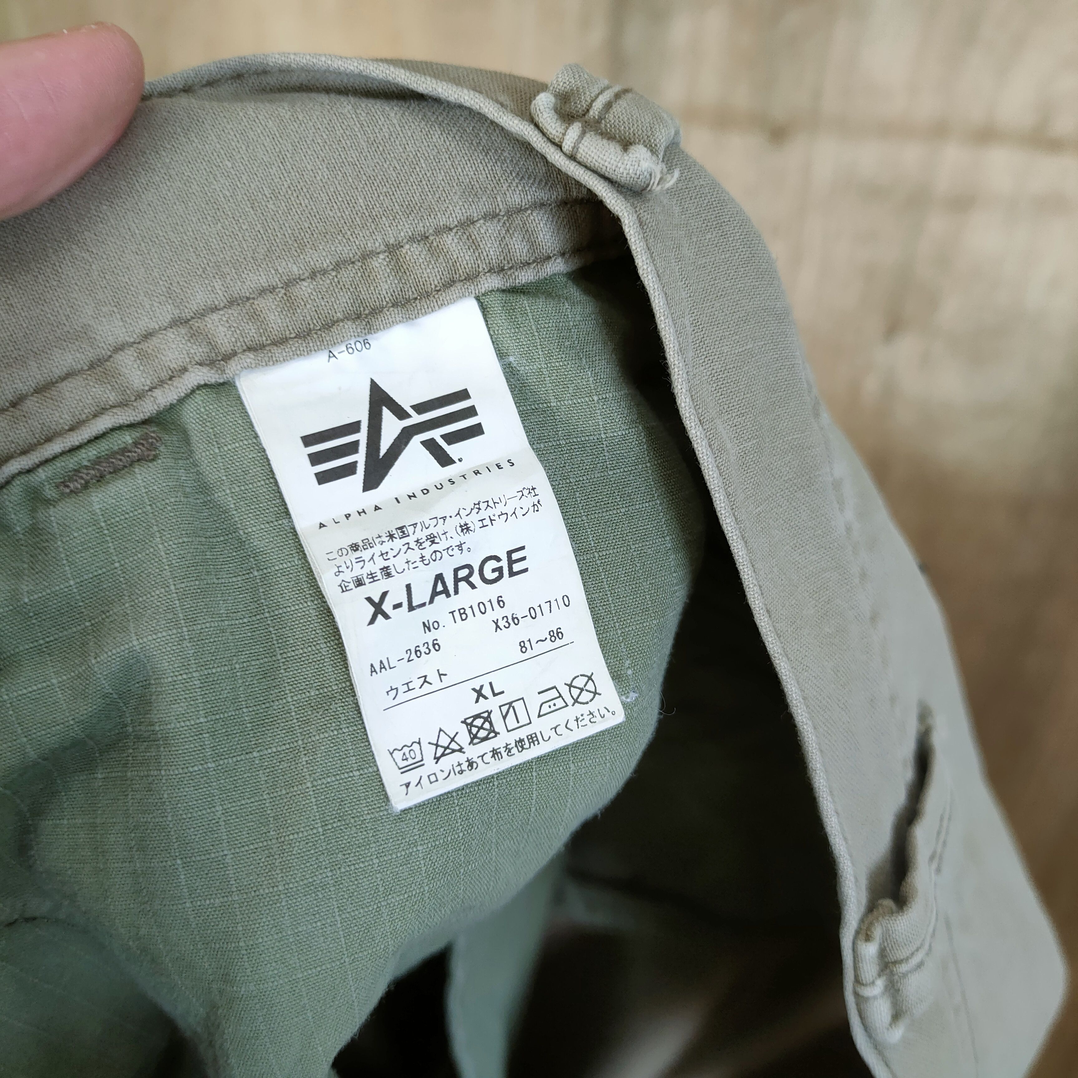 Alpha Industries ALPHA FADED BAGGY CARGO PANTS Size US 34 / EU 50 - 13 Thumbnail