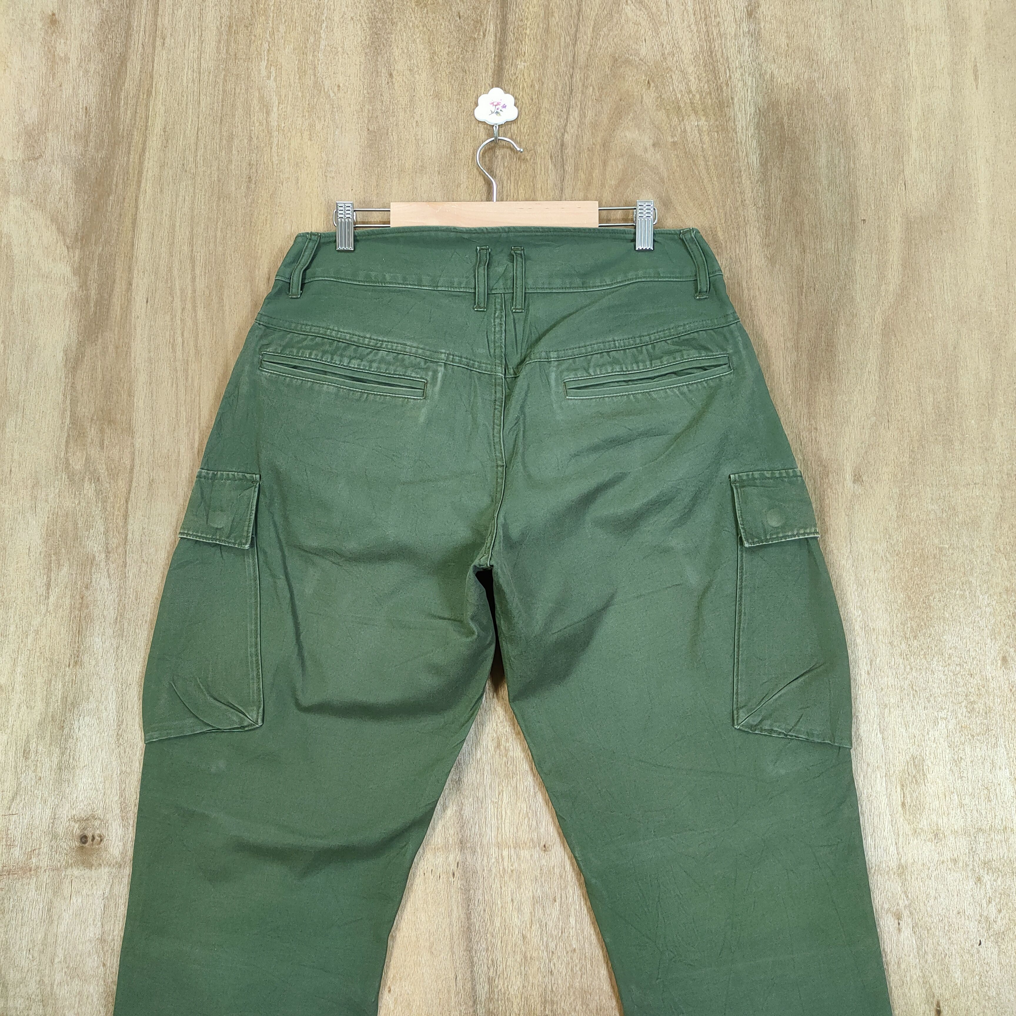 Japanese Brand SUNNY CLOUD FADED CARGO PANTS Size US 32 / EU 48 - 8 Thumbnail