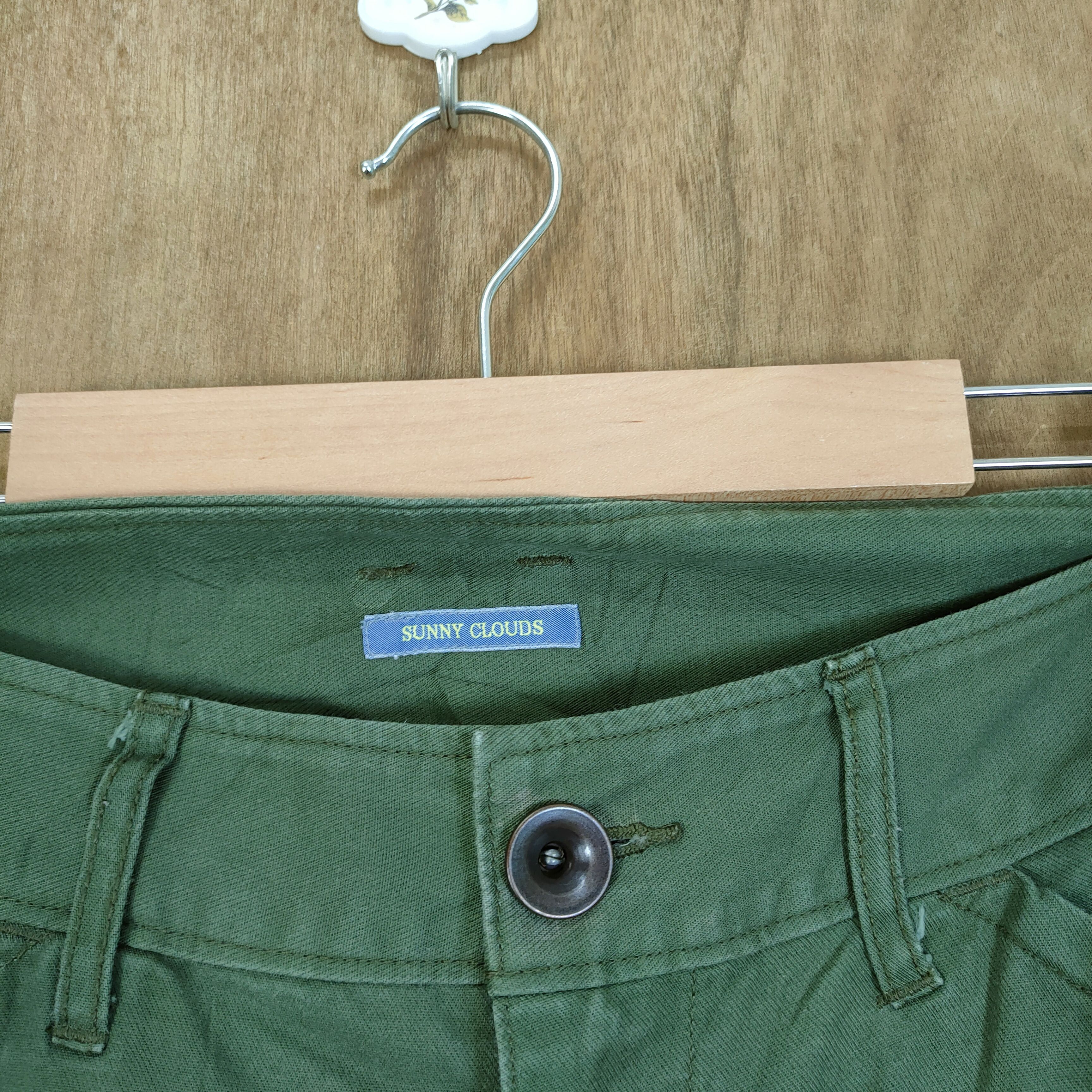 Japanese Brand SUNNY CLOUD FADED CARGO PANTS Size US 32 / EU 48 - 6 Thumbnail