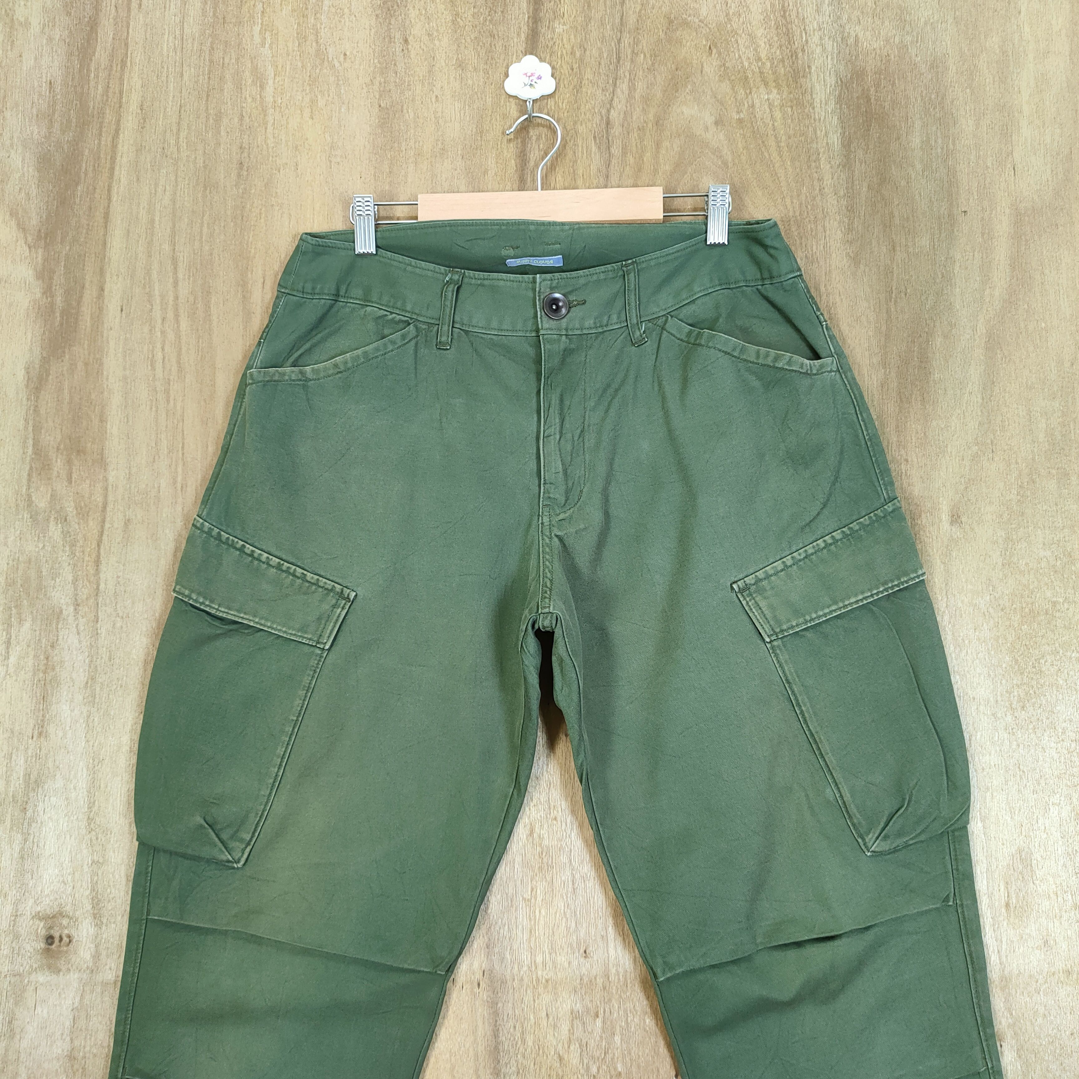 Japanese Brand SUNNY CLOUD FADED CARGO PANTS Size US 32 / EU 48 - 2 Thumbnail