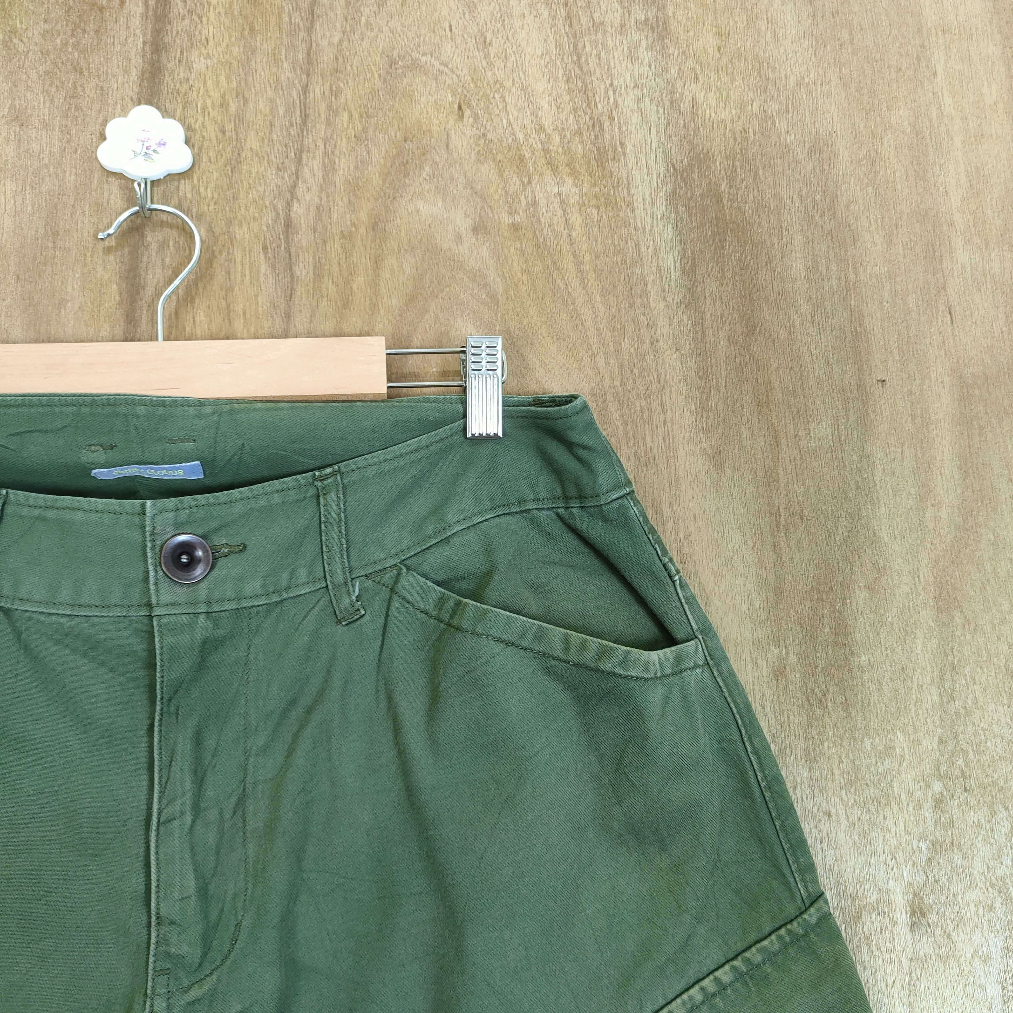 Japanese Brand SUNNY CLOUD FADED CARGO PANTS Size US 32 / EU 48 - 5 Thumbnail