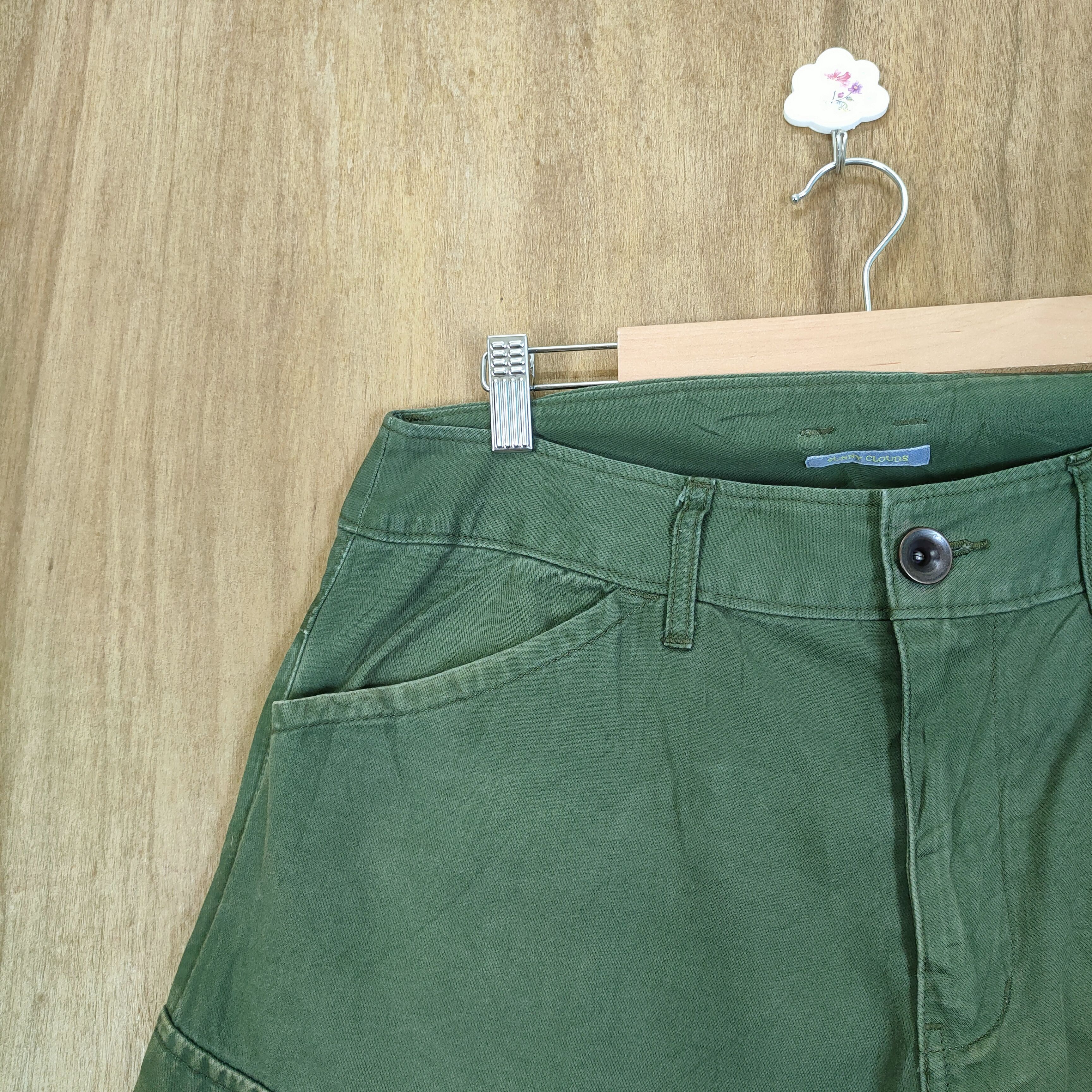 Japanese Brand SUNNY CLOUD FADED CARGO PANTS Size US 32 / EU 48 - 4 Thumbnail