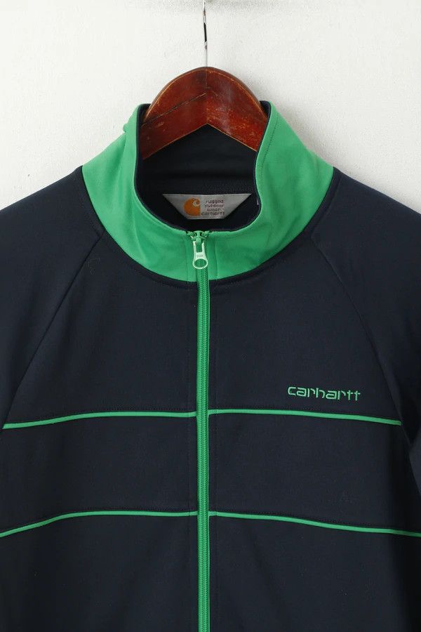 Carhartt × Vintage Carhartt Men S Sweatshirt Navy Full Zip Retro 1498 Size US S / EU 44-46 / 1 - 2 Thumbnail