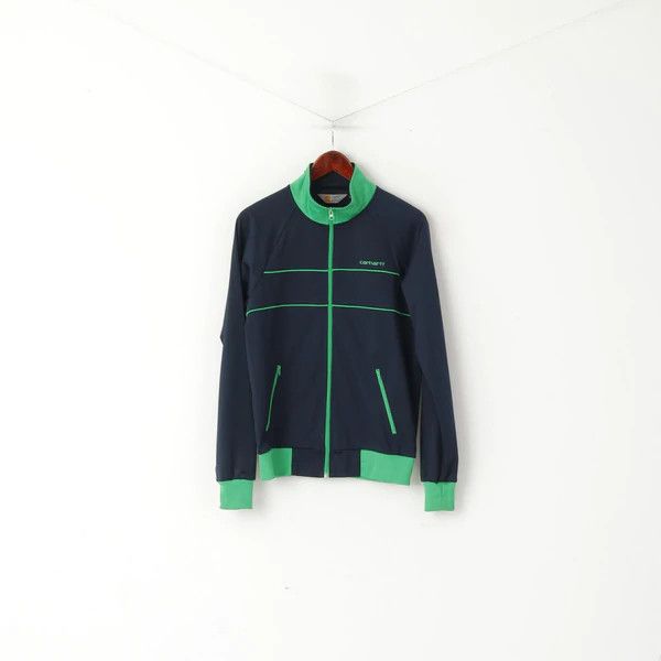 Carhartt × Vintage Carhartt Men S Sweatshirt Navy Full Zip Retro 1498 Size US S / EU 44-46 / 1 - 1 Thumbnail
