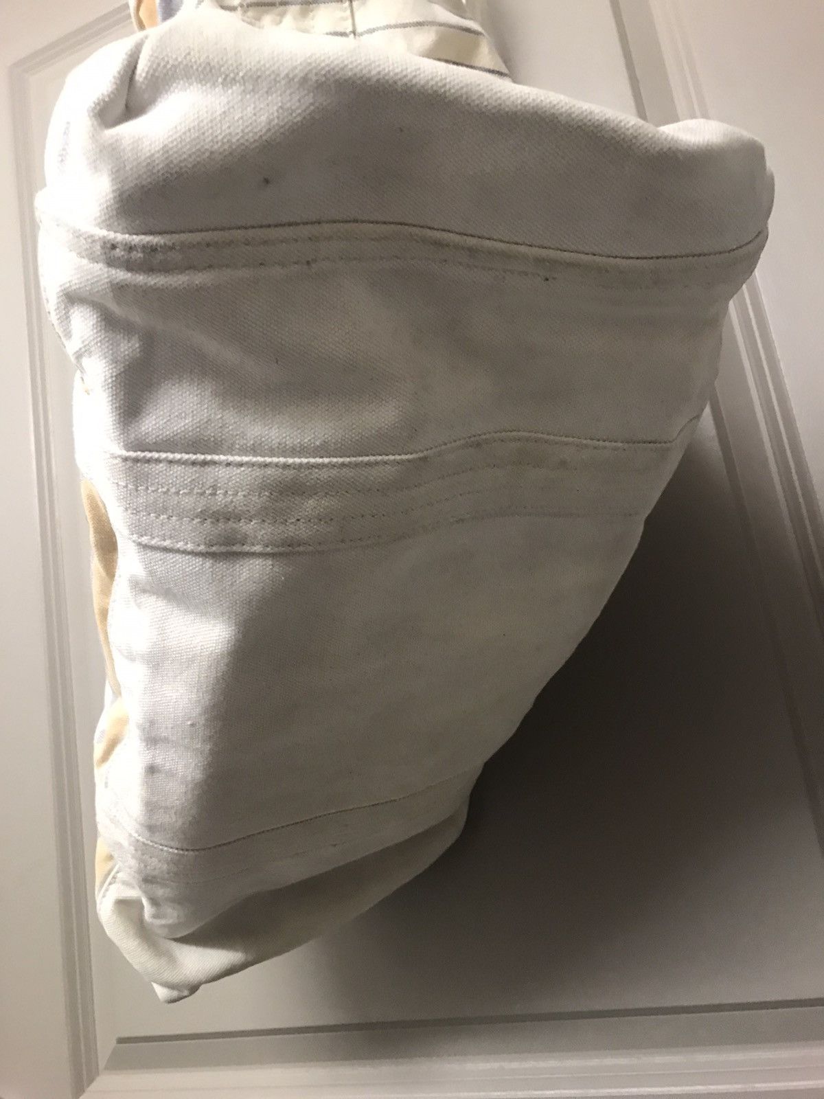 J.Crew J Crew Heavy Duty XL Stripped Canvas Tote Bag - Vintage Size ONE SIZE - 7 Thumbnail