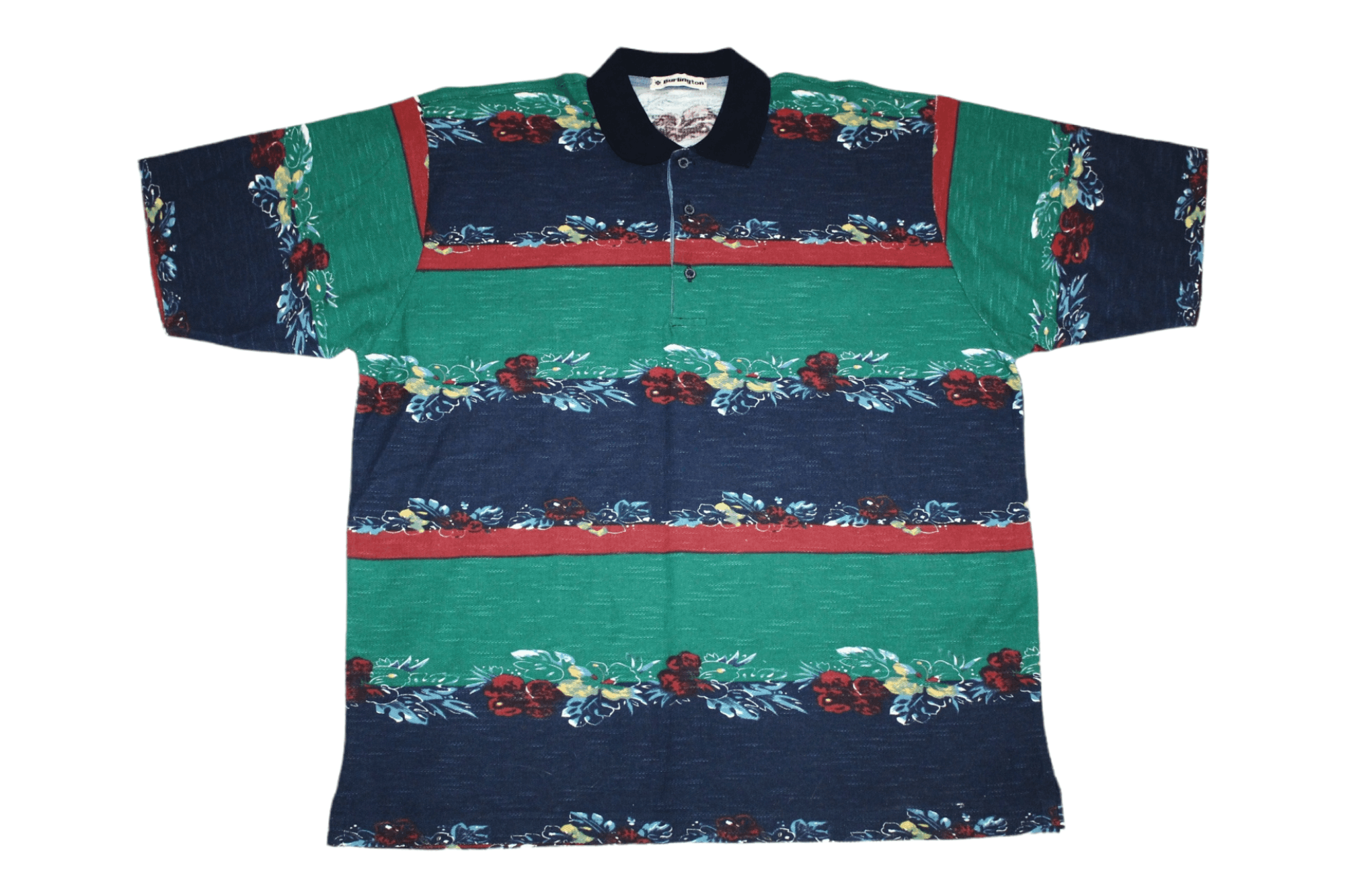 Burlington RARE VTG🔥 Burlington Abstract Art Baggy Polo Shirt Size US XXL / EU 58 / 5 - 1 Thumbnail